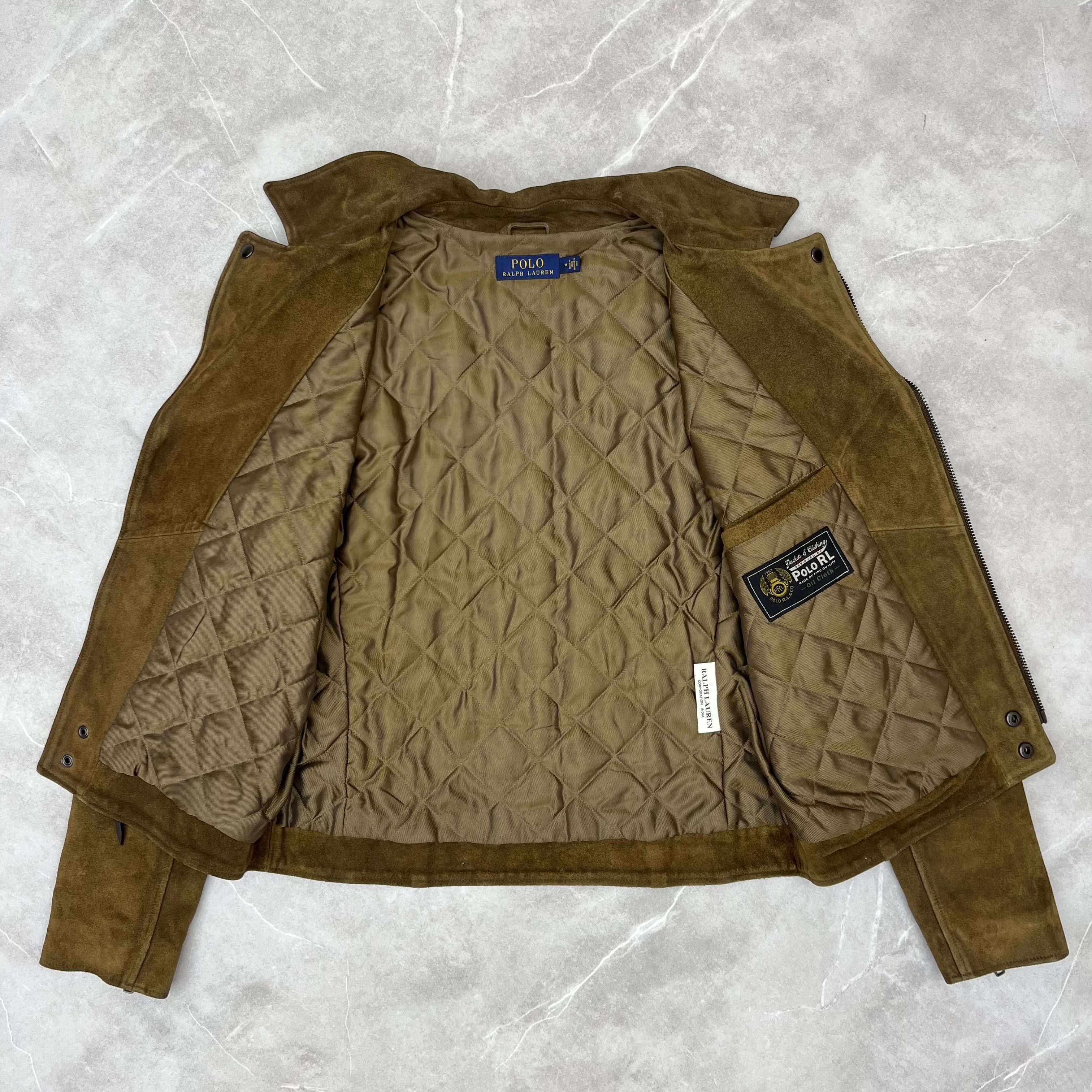 Polo Ralph Lauren Polo Ralph Lauren Moto Men's Iconic Biker Brown M Jacket Size US M / EU 48-50 / 2 - 4 Thumbnail
