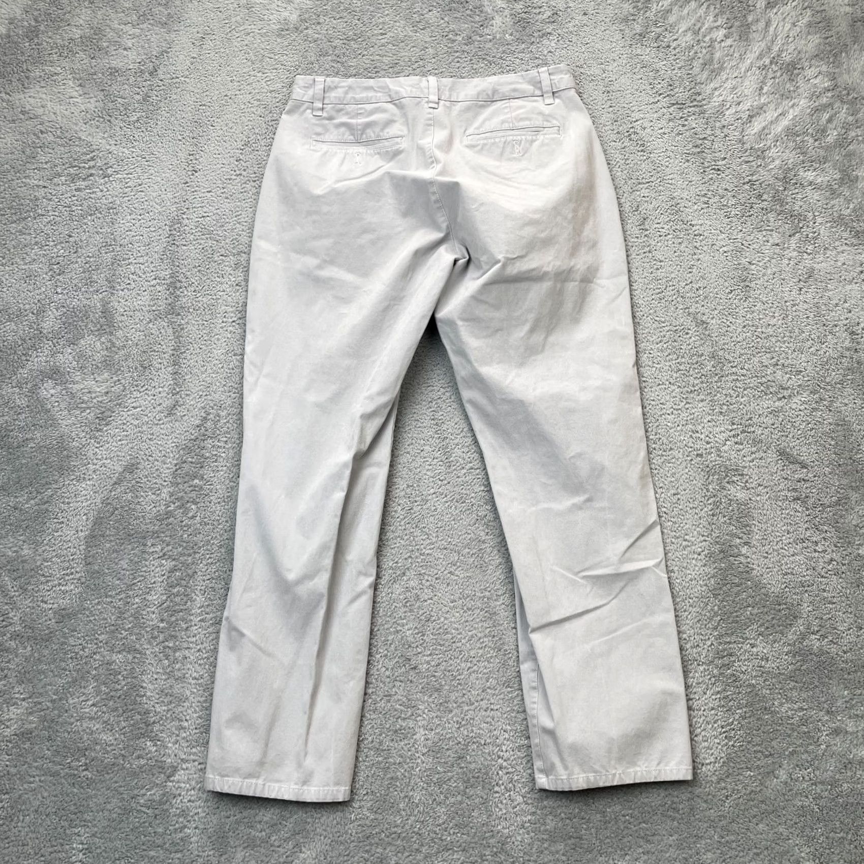 Bonobos Bonobos Pants Mens 32x30 Gray Chino Straight Leg Cotton Stretch Resort Wear Golf Size US 32 / EU 48 - 2 Thumbnail