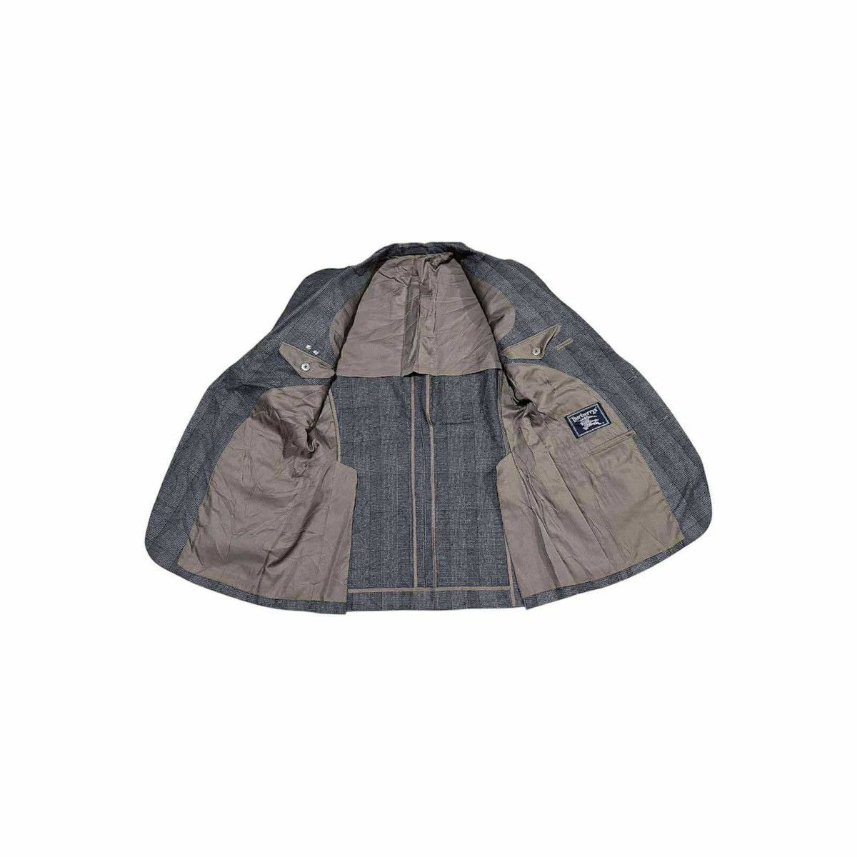 Burberry 🔥Vintage Burberrys Plaid Wool Blazer Jacket Size US M / EU 48-50 / 2 - 5 Thumbnail