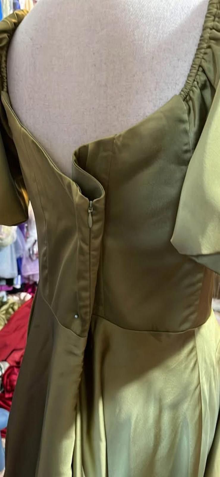 Other Sz 14 olive green gown Size XL / US 12-14 / IT 48-50 - 3 Thumbnail
