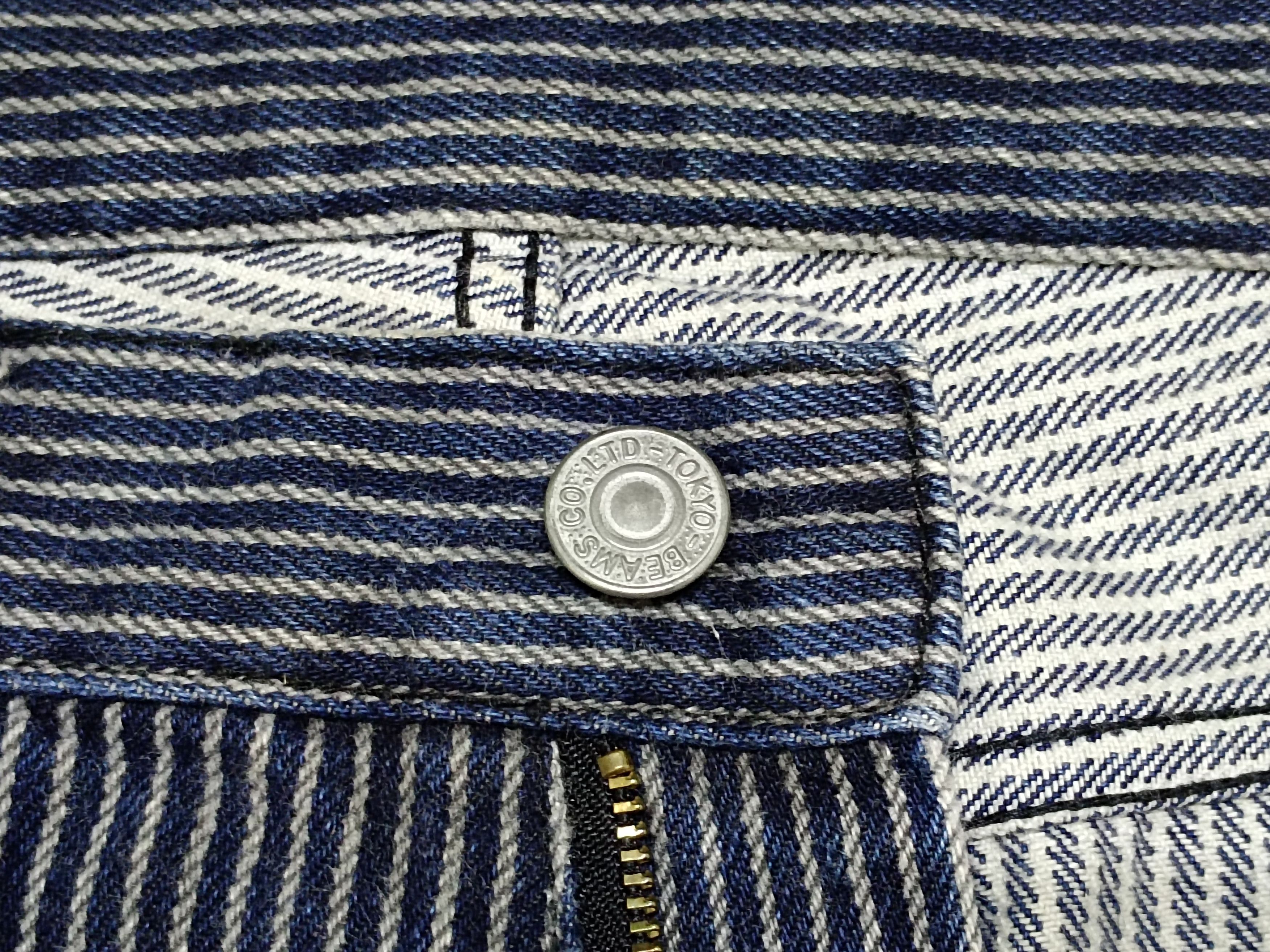 Beams Plus × If Six Was Nine Vintage Beams Tokyo Hickory Stripe Jeans Size US 28 / EU 44 - 5 Thumbnail