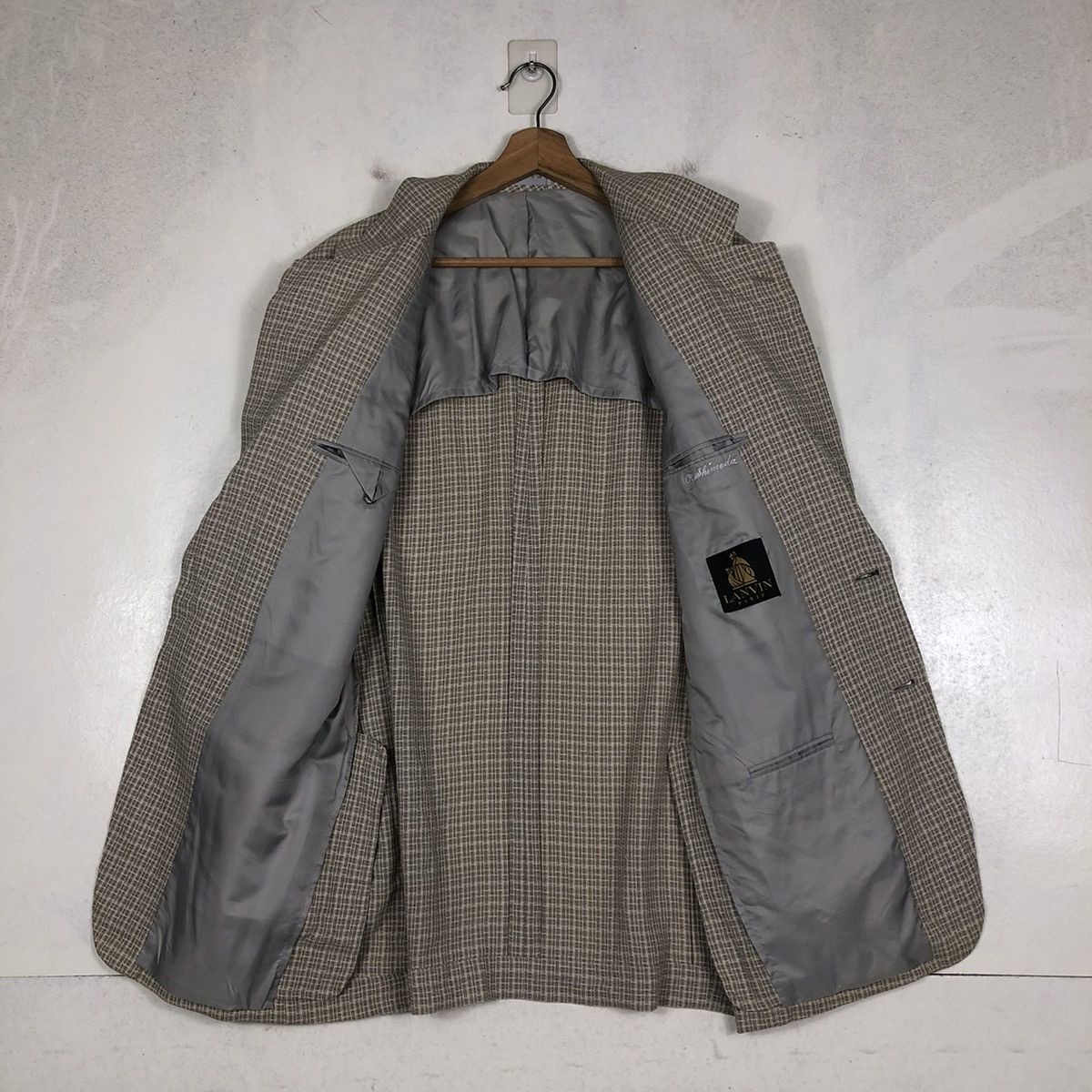 Japanese Brand 📌VINTAGE LANVIN PARIS CASUAL COATS JACKET DOUBLE BREAST Size US M / EU 48-50 / 2 - 14 Thumbnail