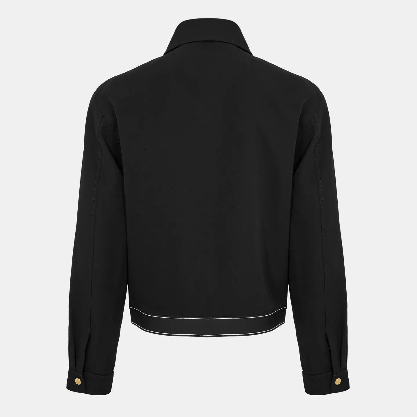 Casablanca o1g2r1mq0426 Sports Tailoring Virgin Wool Jacket in Black Size US M / EU 48-50 / 2 - 2 Thumbnail