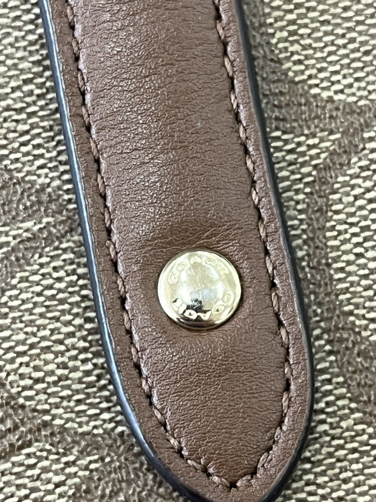 Coach Coach Handbag Authentic Coach City Zip Tote Bag Khaki/Saddle Size ONE SIZE - 3 Thumbnail