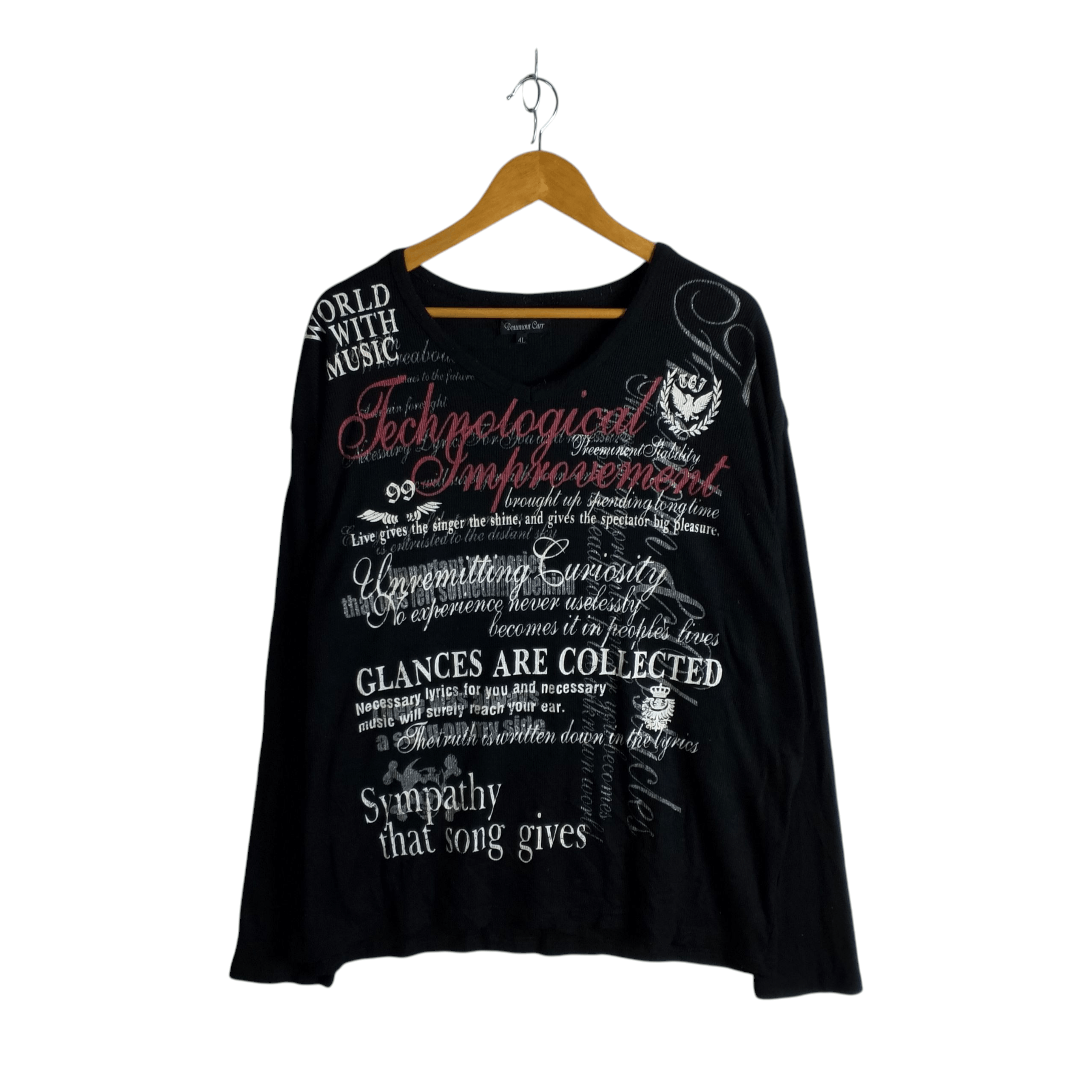 ifsixwasnine bedrock ロングTシャツ LGB LGB - ifsixwasnine bedrock4 カットソー ロンtシャツ 高級verの
