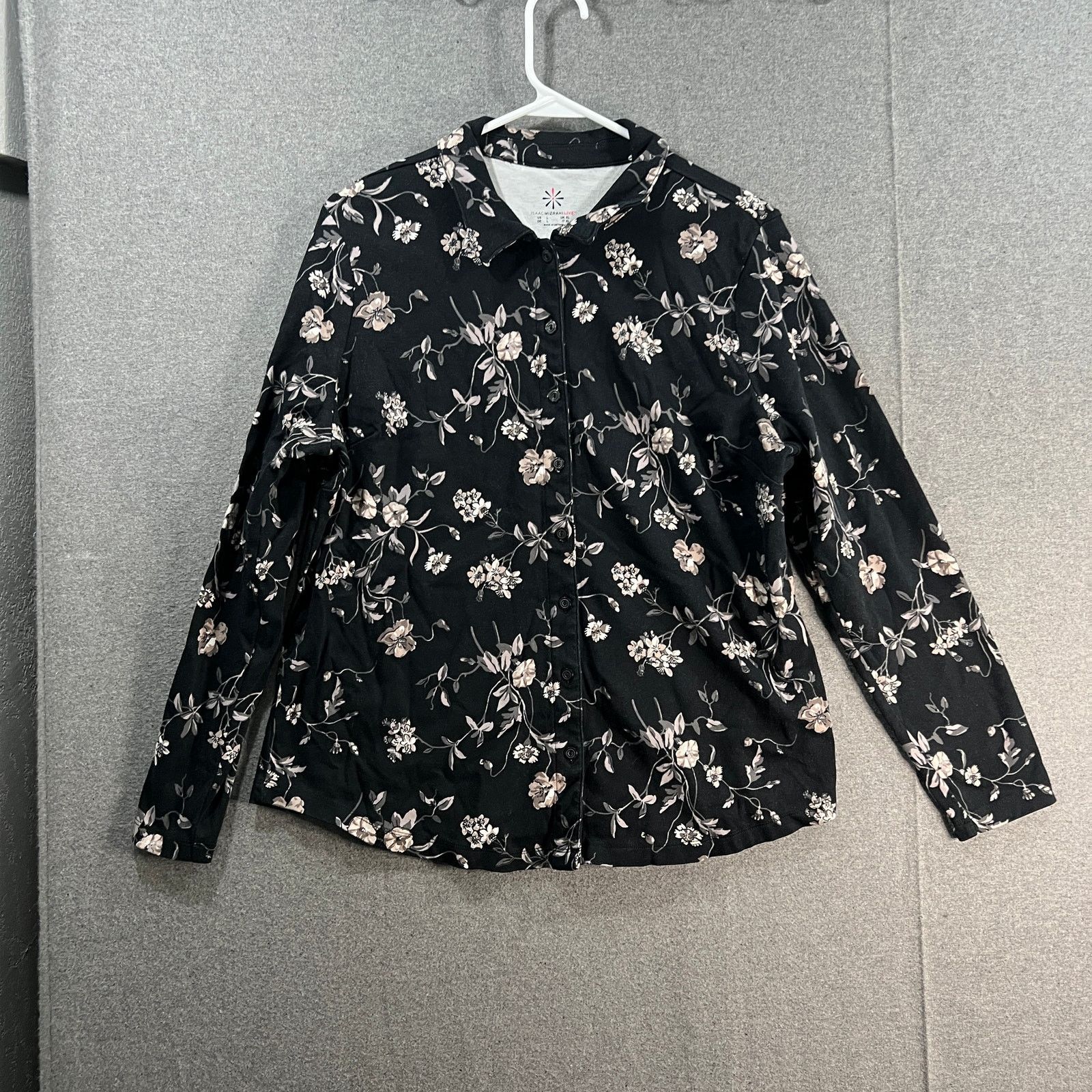 Isaac Mizrahi Isaac Mizrahi Live! Printed Pima Cotton Butten Front Size L / US 10 / IT 46 - 1 Thumbnail