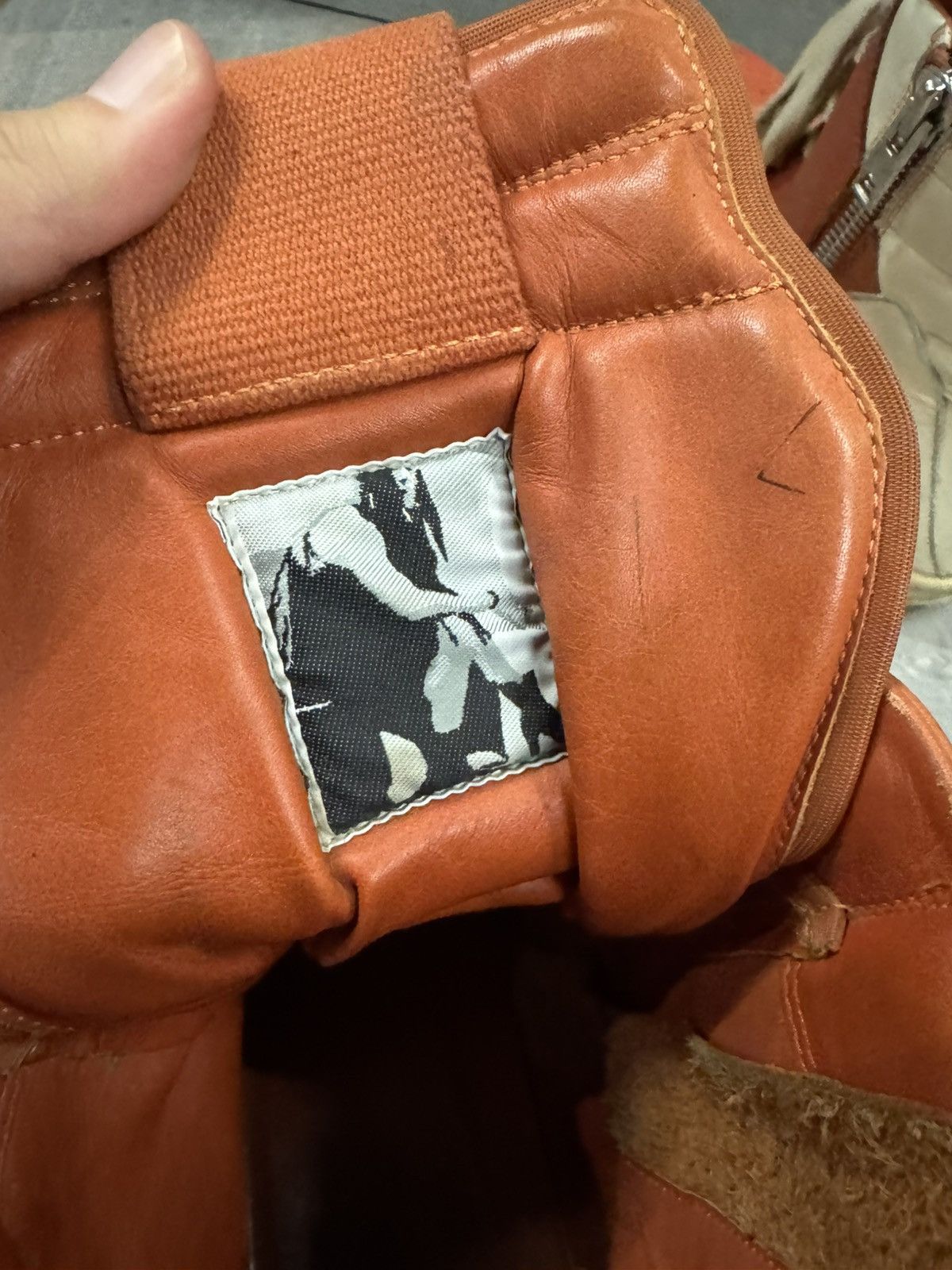 Rick Owens Rick Owens Baskets Montantes Geobasket orange leather Size US 10.5 / EU 43-44 - 7 Thumbnail