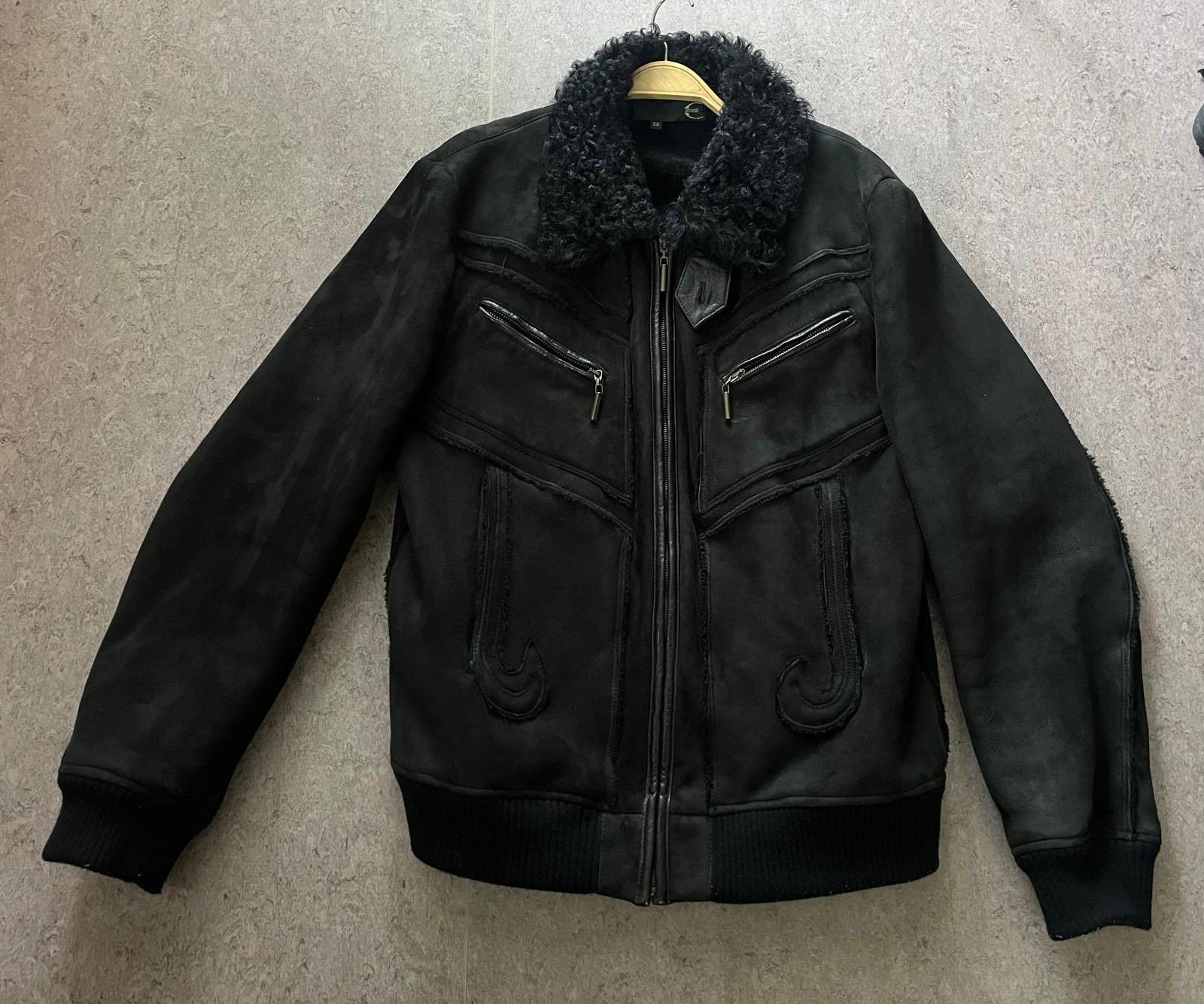 Just Cavalli Just Cavalli Shearling Leather Jacket Size 56 XL Size US XL / EU 56 / 4 - 5 Thumbnail