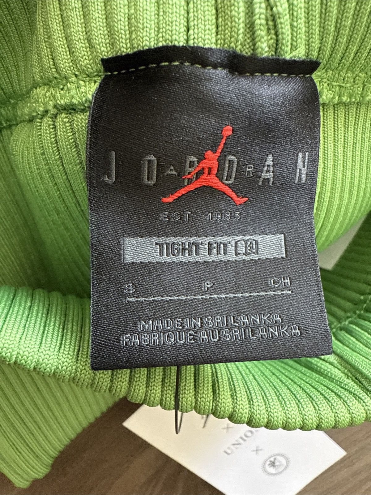 Jordan Brand × Nike × Union LA Jordan x Union Bephies Bike Shorts Green - Small Size 27" / US 4 / IT 40 - 5 Thumbnail