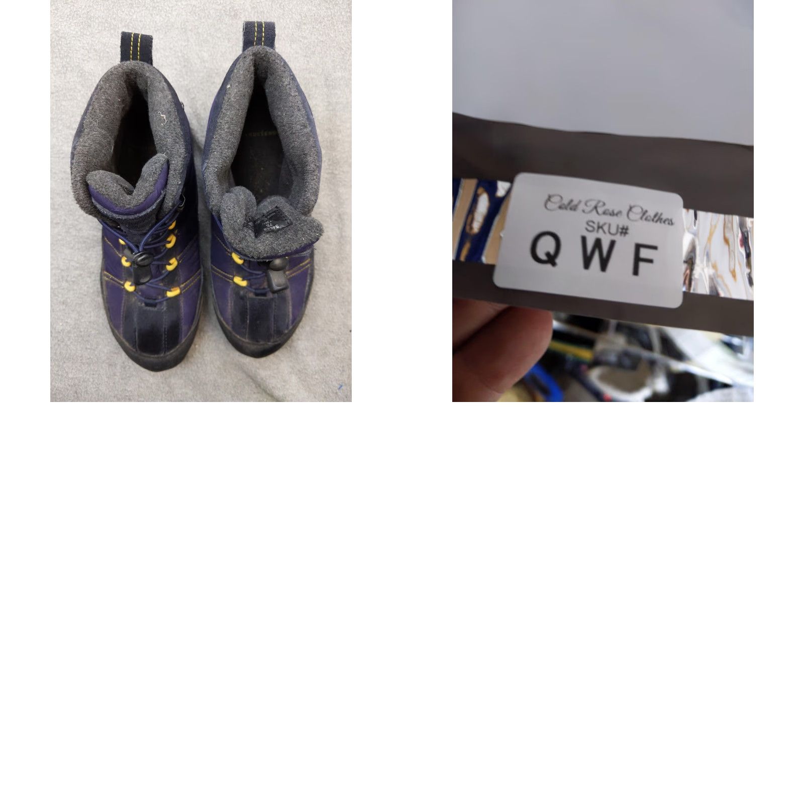 Lands' End VINTAGE? Lands' End Womens Boots Blue Waterproof Winter Snow Insulated Hiking Size 7 B Suede Rubber Outsole Women's Footwear Size US 7 / IT 37 - 9 Thumbnail