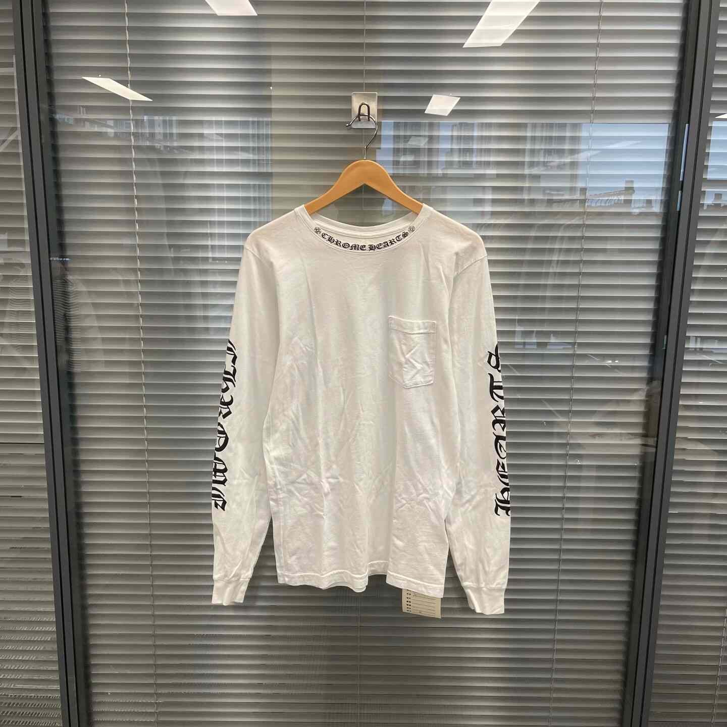 Chrome Hearts Chrome Hearts White Sanskrit Print Long Sleeve T-Shirt Size US M / EU 48-50 / 2 - 1 Thumbnail