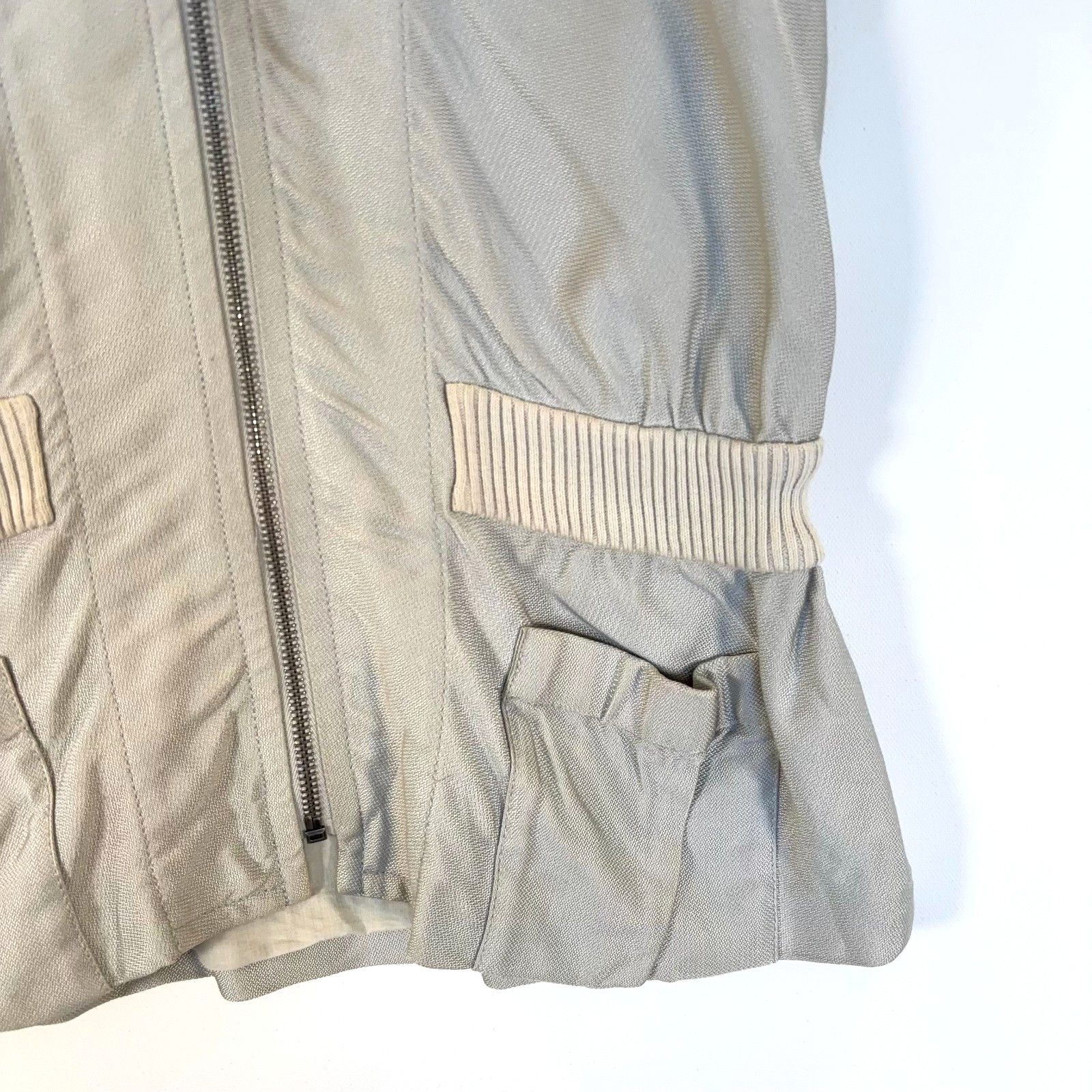 Generra Vintage Generra Zip Front Peplum Jacket Sage Green Womens 4 Size S / US 4 / IT 40 - 4 Thumbnail