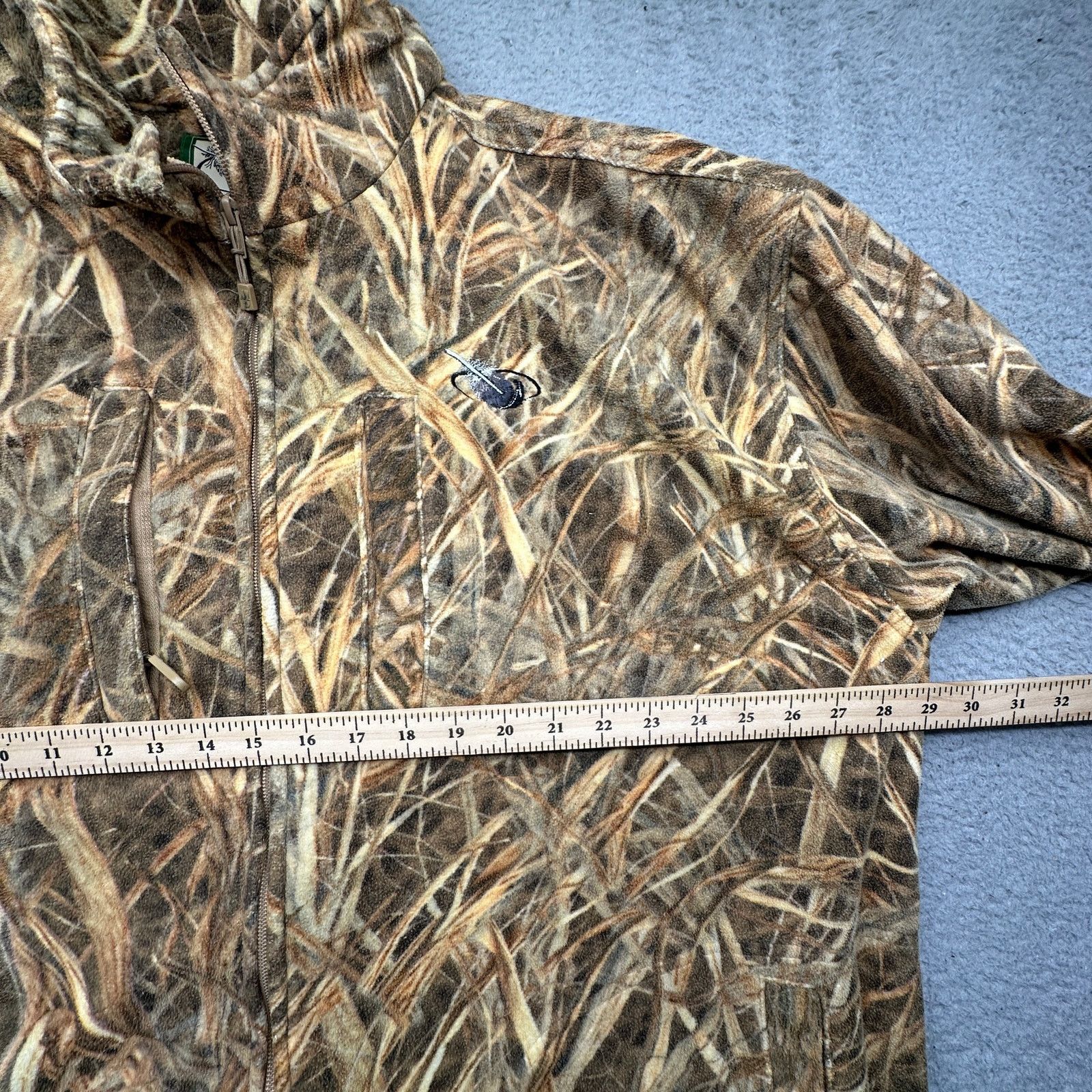 Other MPW Apparel Fleece Jacket XL Tall Shadow Grass Hunting Camo Size US XL / EU 56 / 4 - 7 Thumbnail