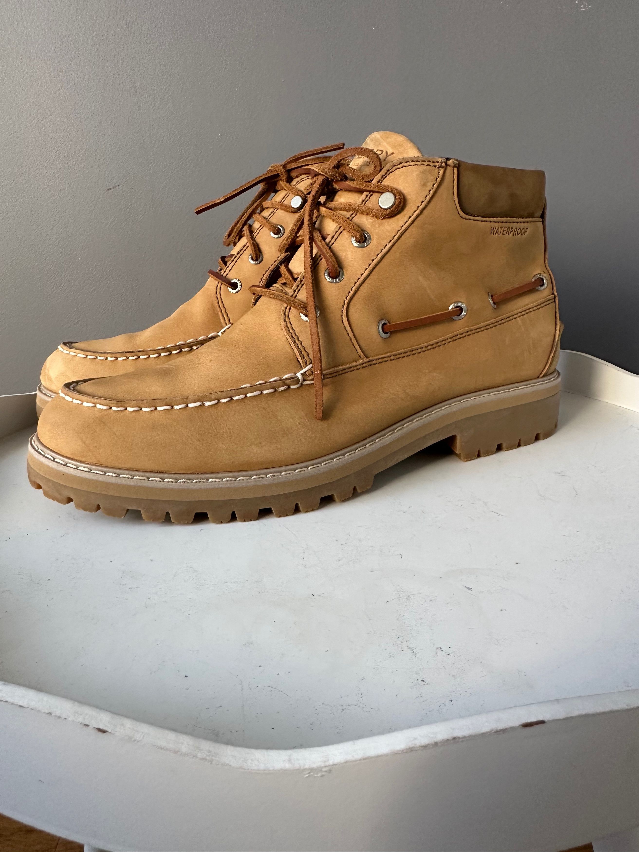Sperry Sperry Waterproof Shoes Lug Chukka Boot Tan Leather Size US 12 / EU 45 - 2 Thumbnail