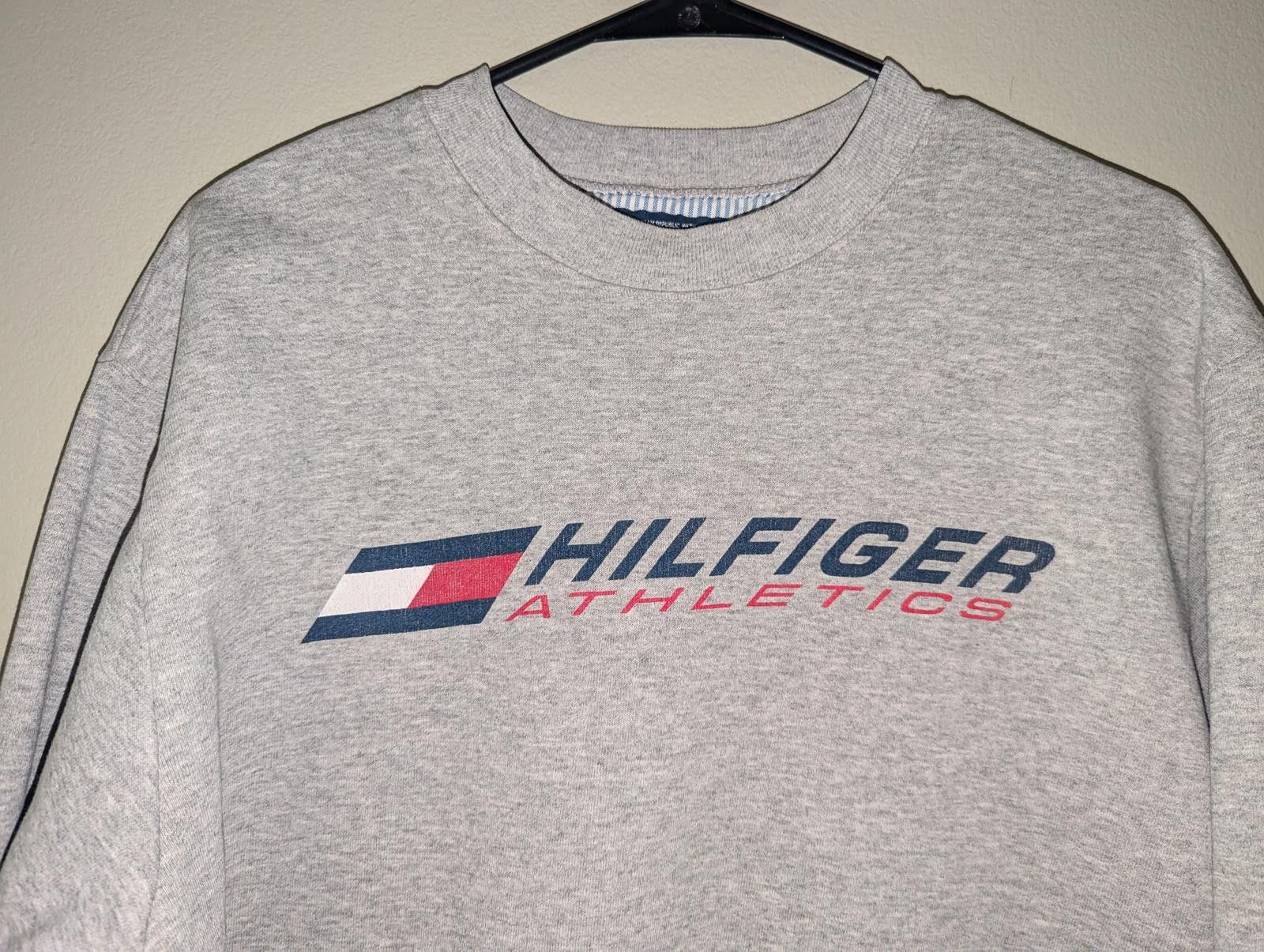 Tommy Hilfiger Y2K Tommy Hilfiger Athletics Sweatshirt Gray Size Medium Size US M / EU 48-50 / 2 - 3 Thumbnail