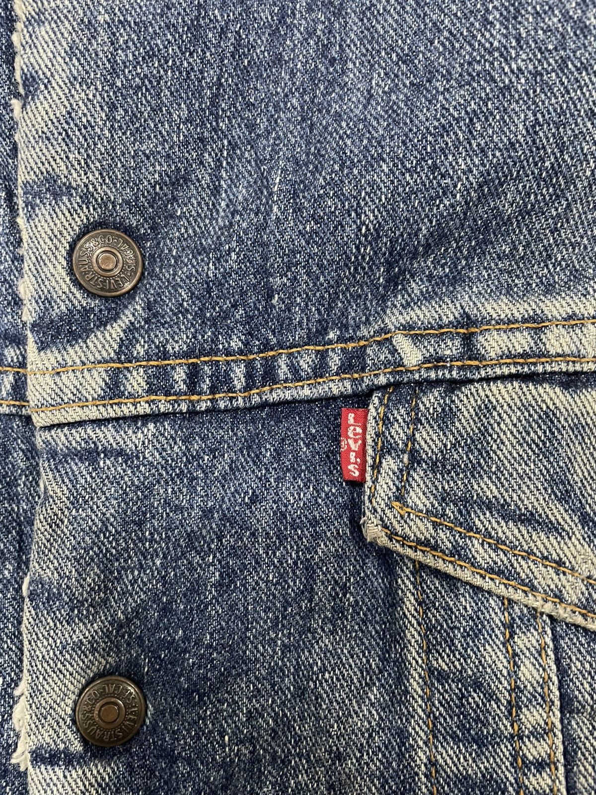 Levi's × Levi's Vintage Clothing × POST ARCHIVE FACTION (PAF) Vintage Levi’s Denim Sherpa Lined Trucker Jacket Size US L / EU 52-54 / 3 - 4 Thumbnail