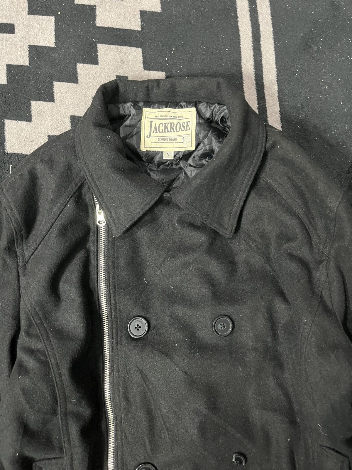 JACKROSE 2000s JACKROSE biker vkei punk wool jacket Size US L / EU 52-54 / 3 - 4 Thumbnail