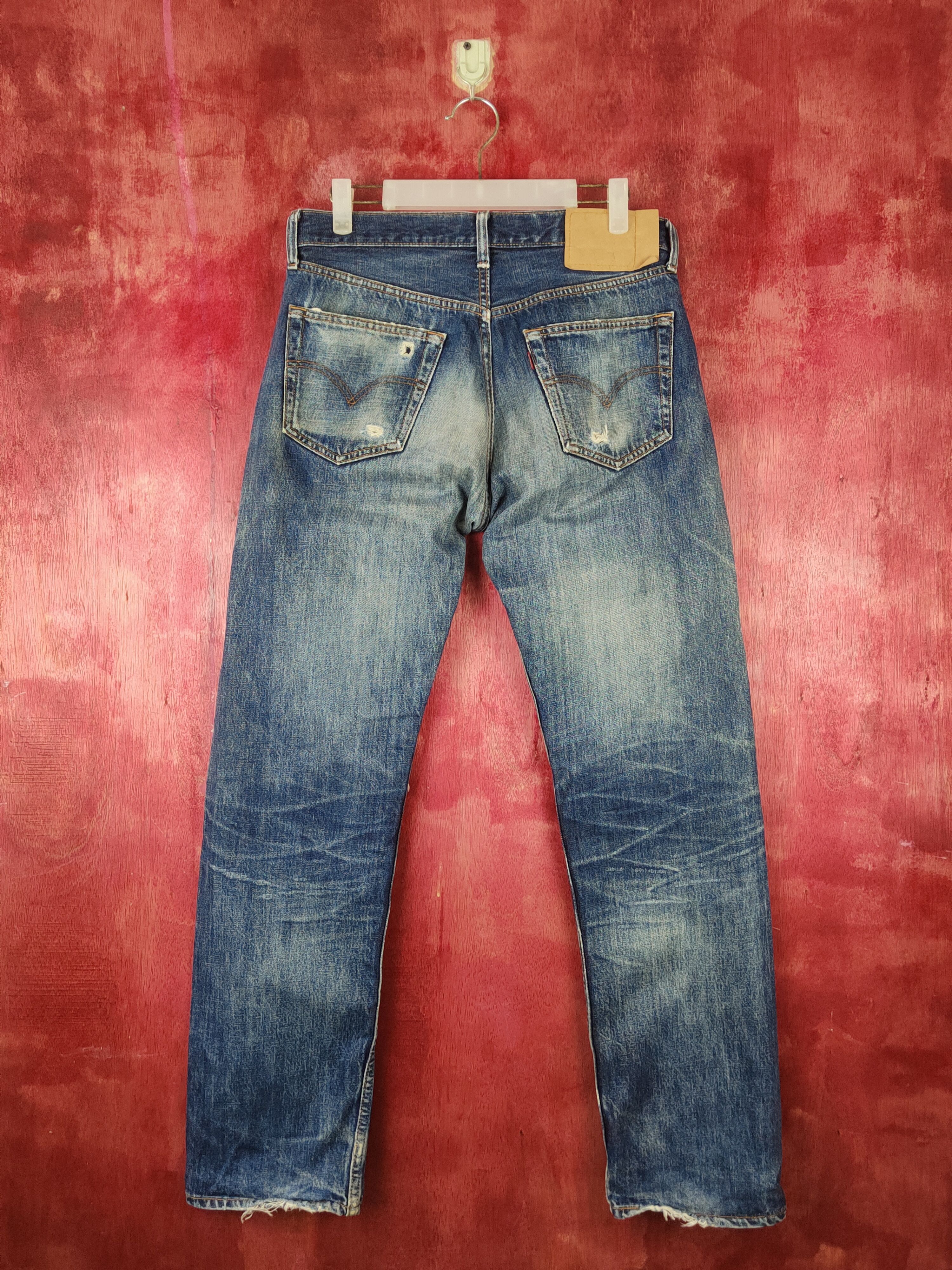 Levi's 501 Levi's vtg ripped Distressed Denim jeans Pants #S1371 Size US 32 / EU 48 - 9 Thumbnail