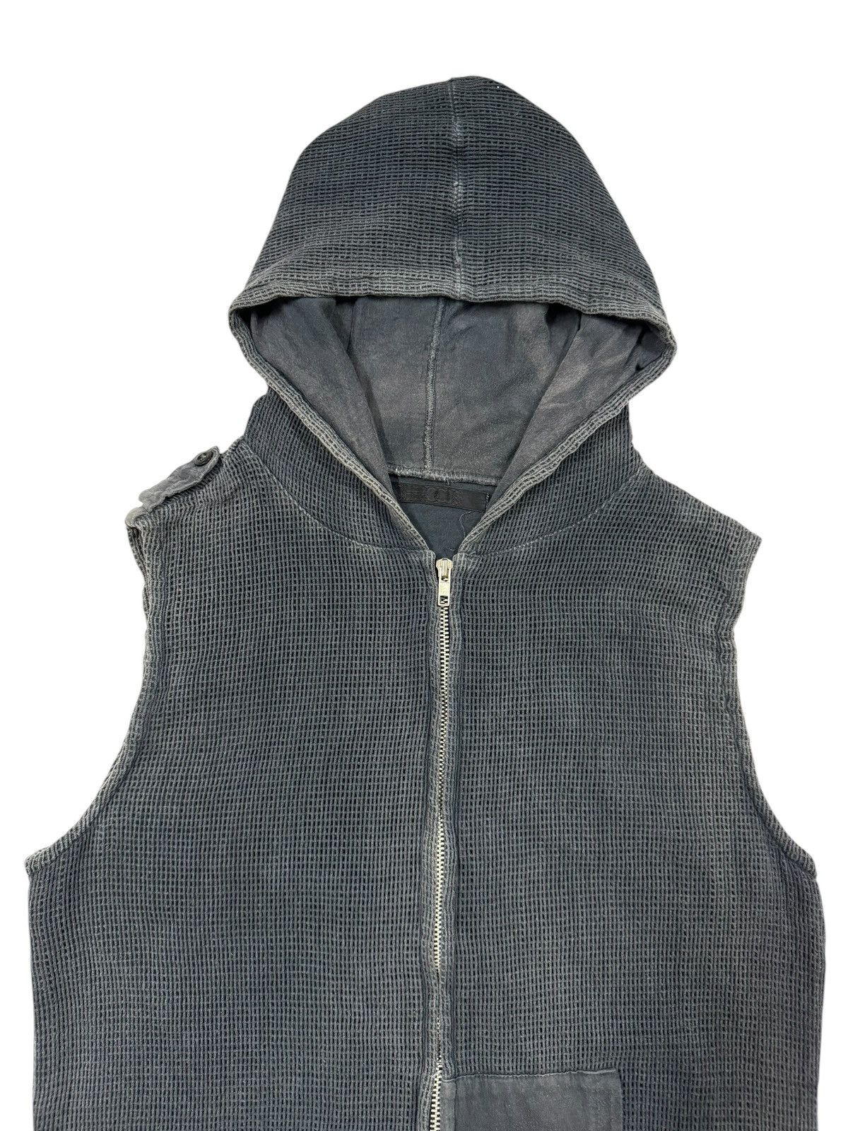 If Six Was Nine × Japanese Brand × Le Grande Bleu (L.G.B.) Vtg🔥The Roods Destroy BOndage Mesh Zipper Vest Hoddie Jacket Size US M / EU 48-50 / 2 - 3 Thumbnail