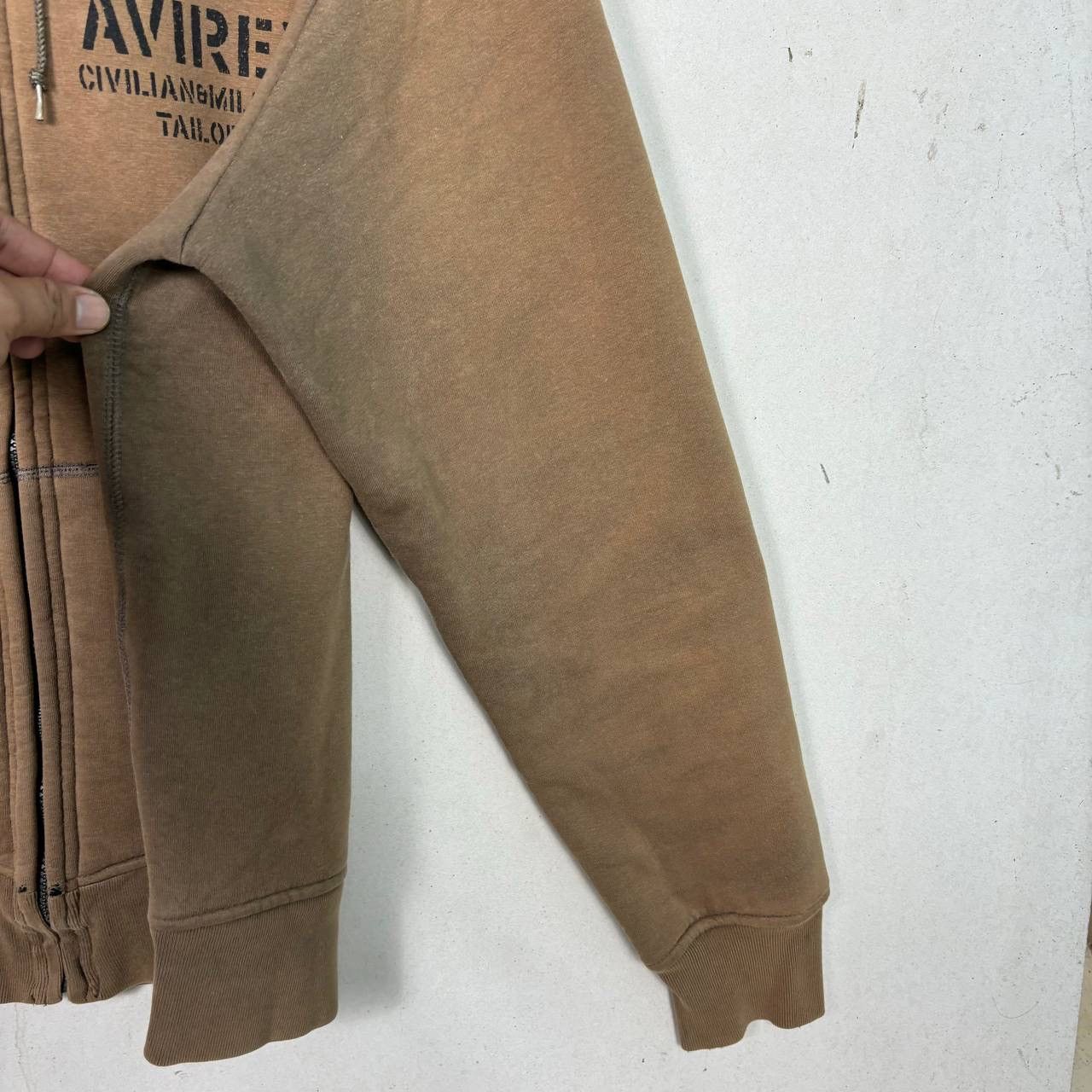 Avirex Vtg 90s Avirex Sherpa Lined Full Zip Hoodie Y2K Streetwear Size US XL / EU 56 / 4 - 6 Thumbnail