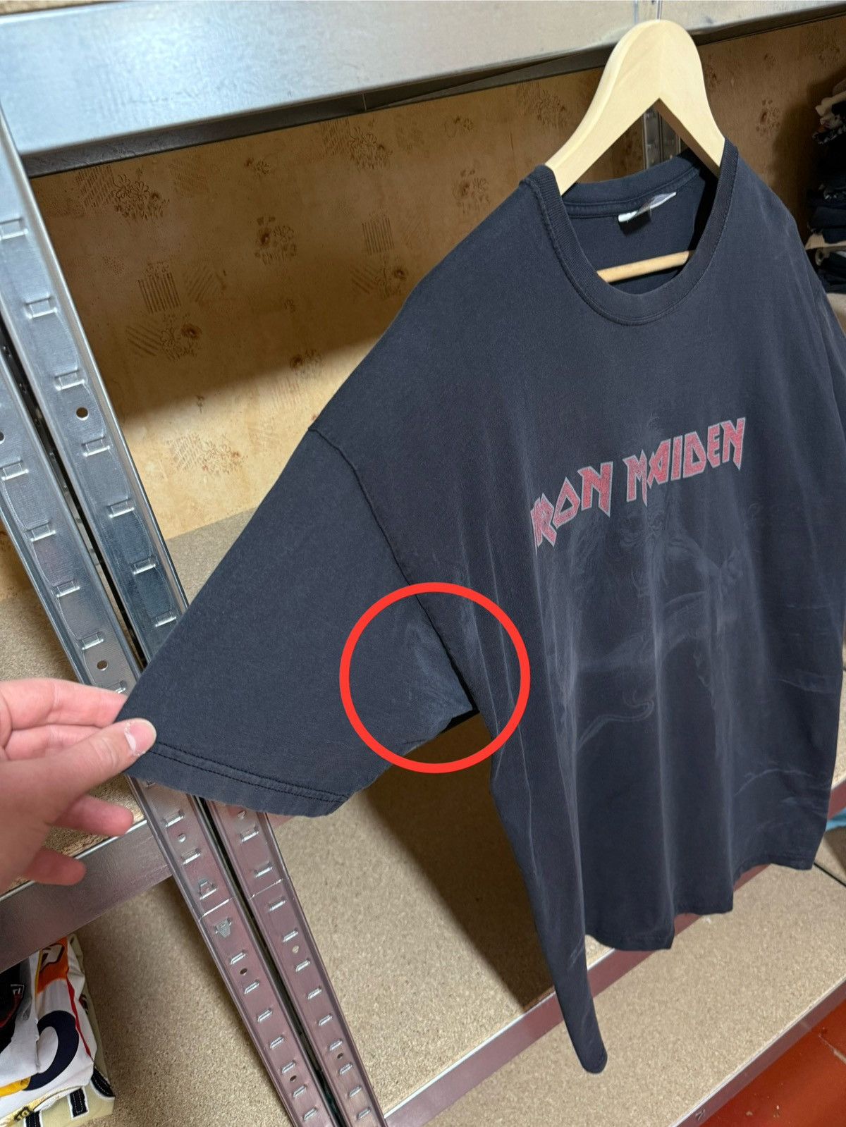 Band Tees × Vintage Vintage 2000’s Iron Maiden Rock Band T-Shirt Y2K Hype Size US XL / EU 56 / 4 - 5 Thumbnail