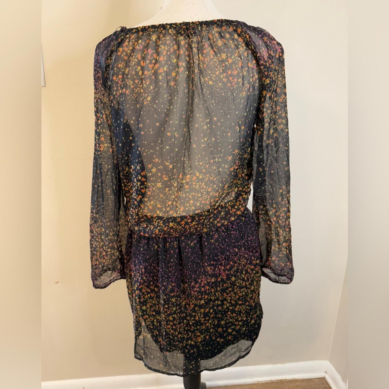 Other Jessica Simpson ditsy floral sheer back midi dress SZ SM Size S / US 4 / IT 40 - 3 Thumbnail