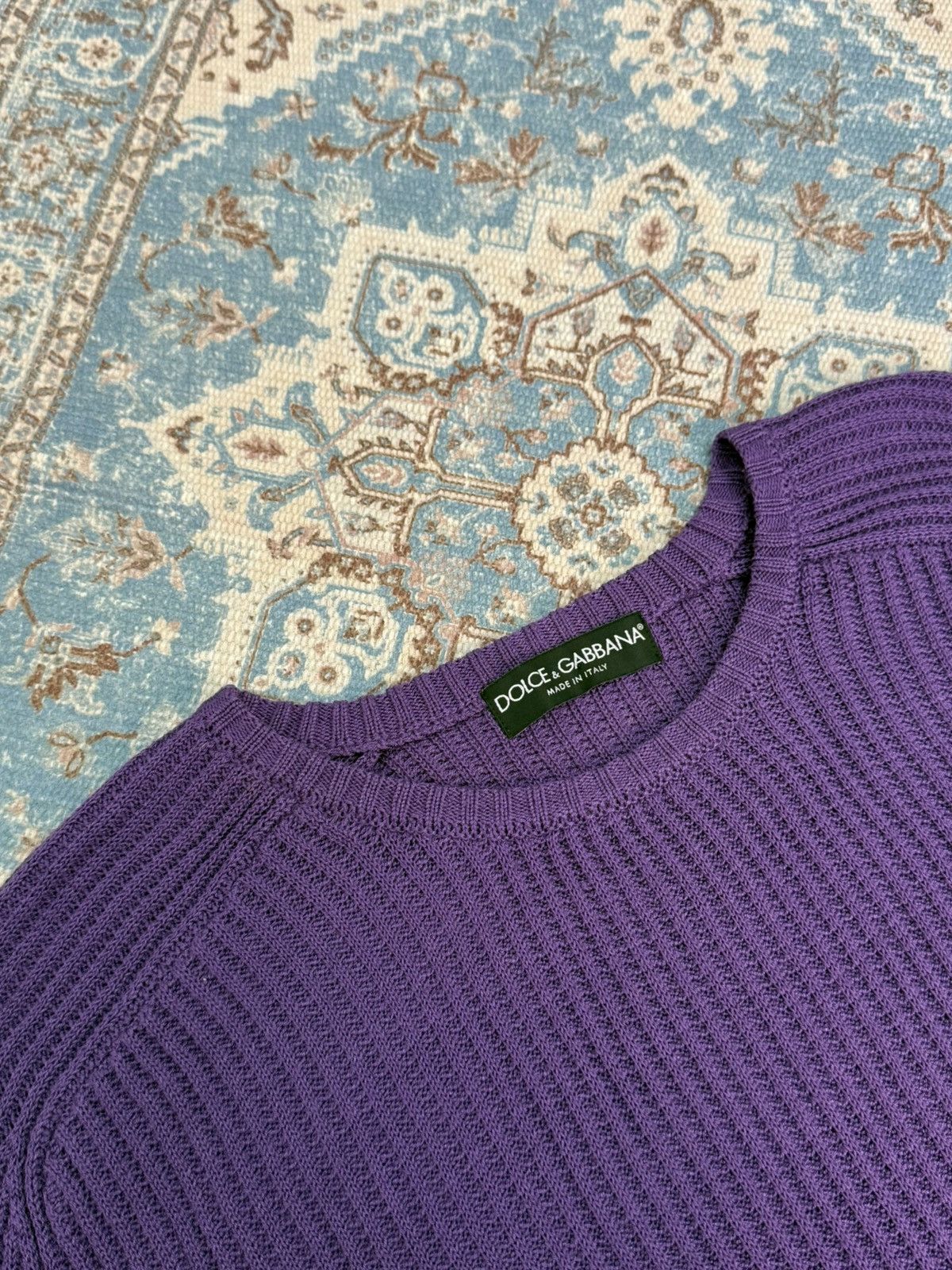 Dolce & Gabbana Dolce & Gabbana Purple Men Sweater Size 54 Size US L / EU 52-54 / 3 - 4 Thumbnail