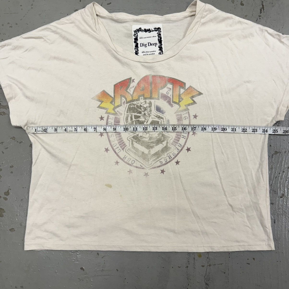 Seditionaries Dig Deep Rapt ACDC Ripoff Boxy Tee Size US L / EU 52-54 / 3 - 6 Thumbnail