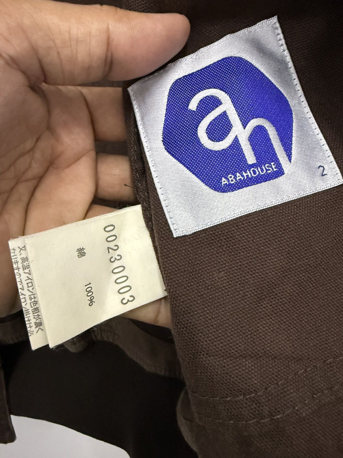 ABAHOUSE 🔥 JAPAN ABAHOUSE DUCK CANVAS DECK JACKET Size US S / EU 44-46 / 1 - 8 Thumbnail