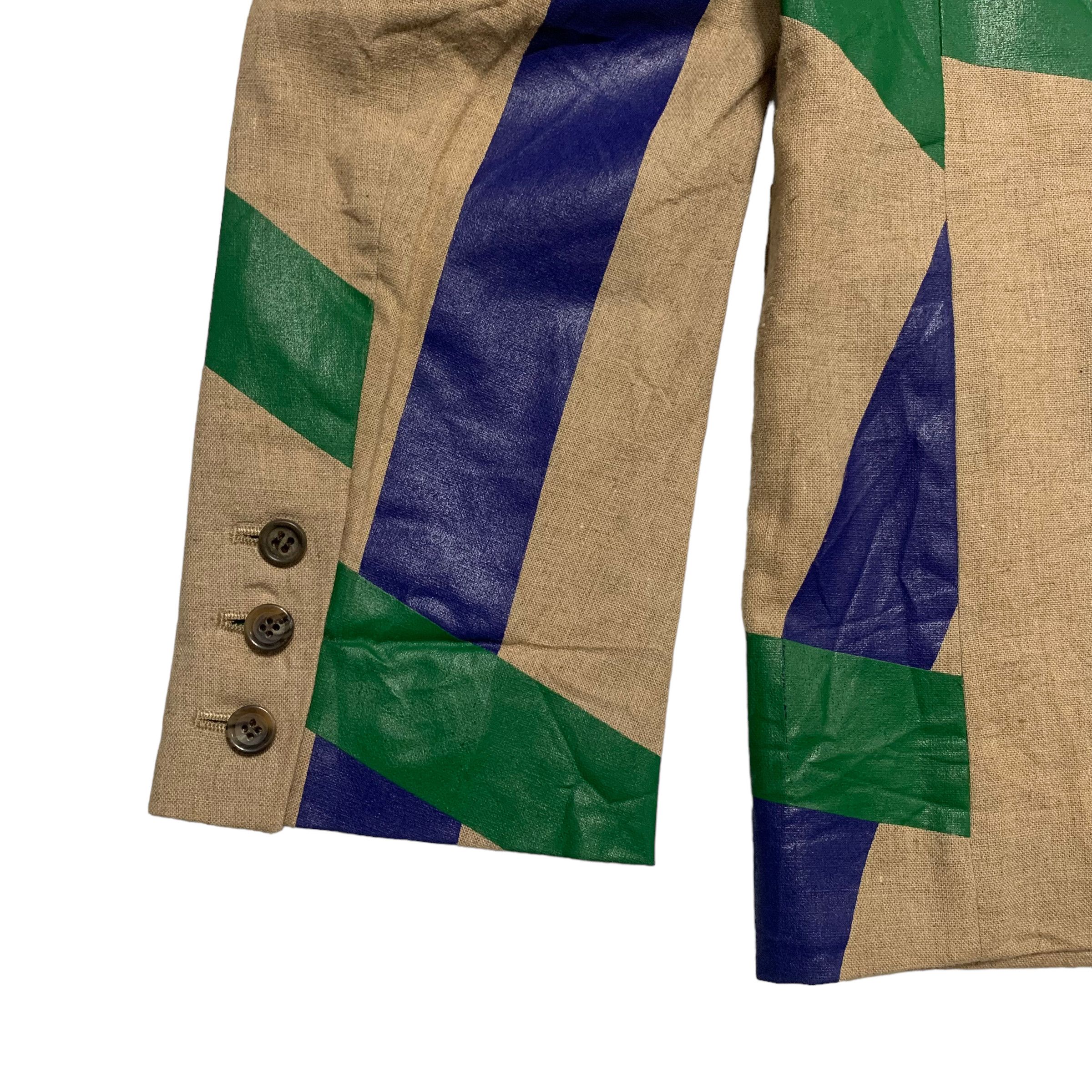Masaki Matsushima Vintage 90s Masaki Matsushima Duct-Tape Style Jacket Size US M / EU 48-50 / 2 - 5 Thumbnail