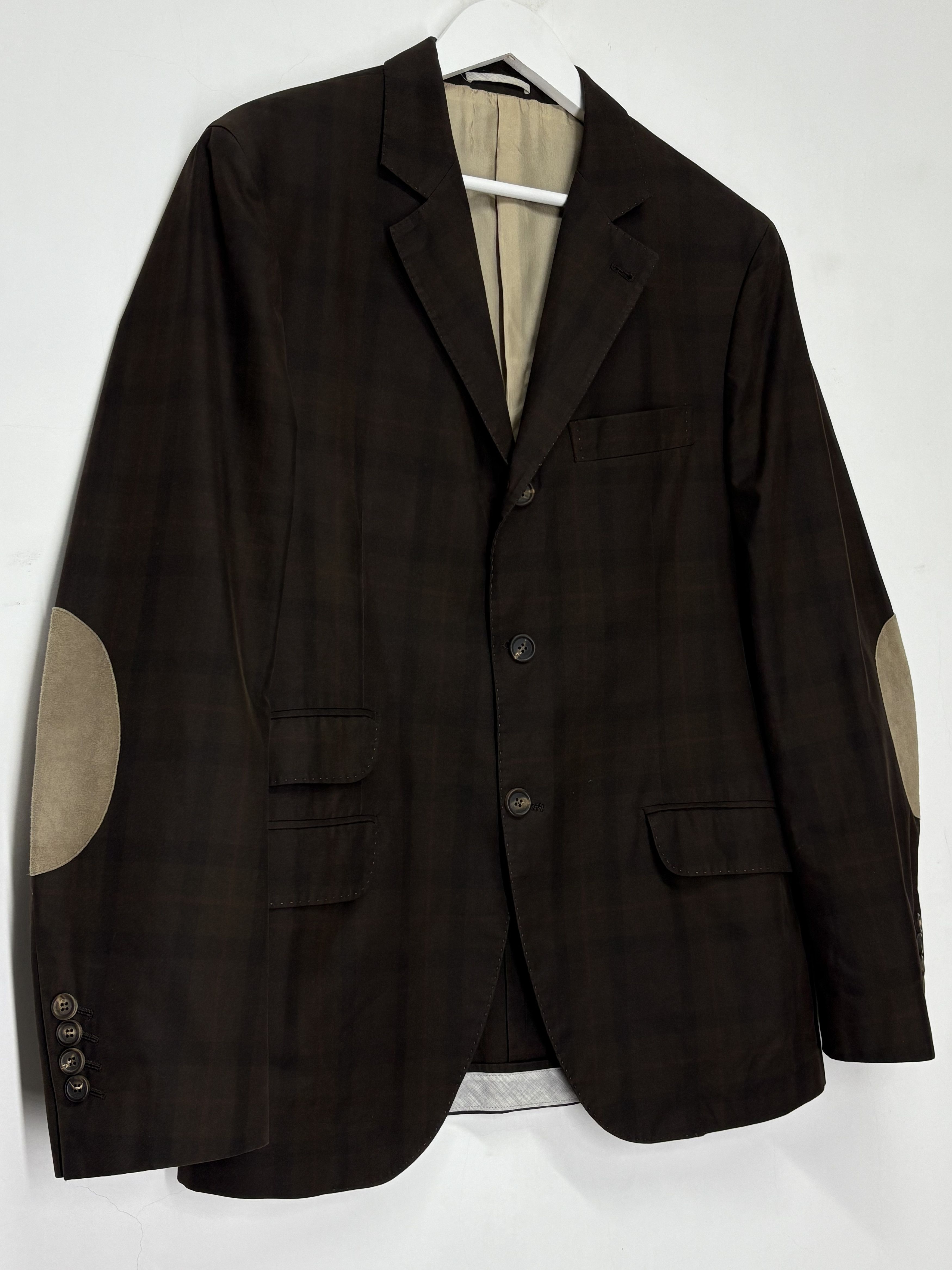 Brunello Cucinelli Brunello Cucinelli Men’s Plaid Print Sport Jacket Size 50R - 3 Thumbnail