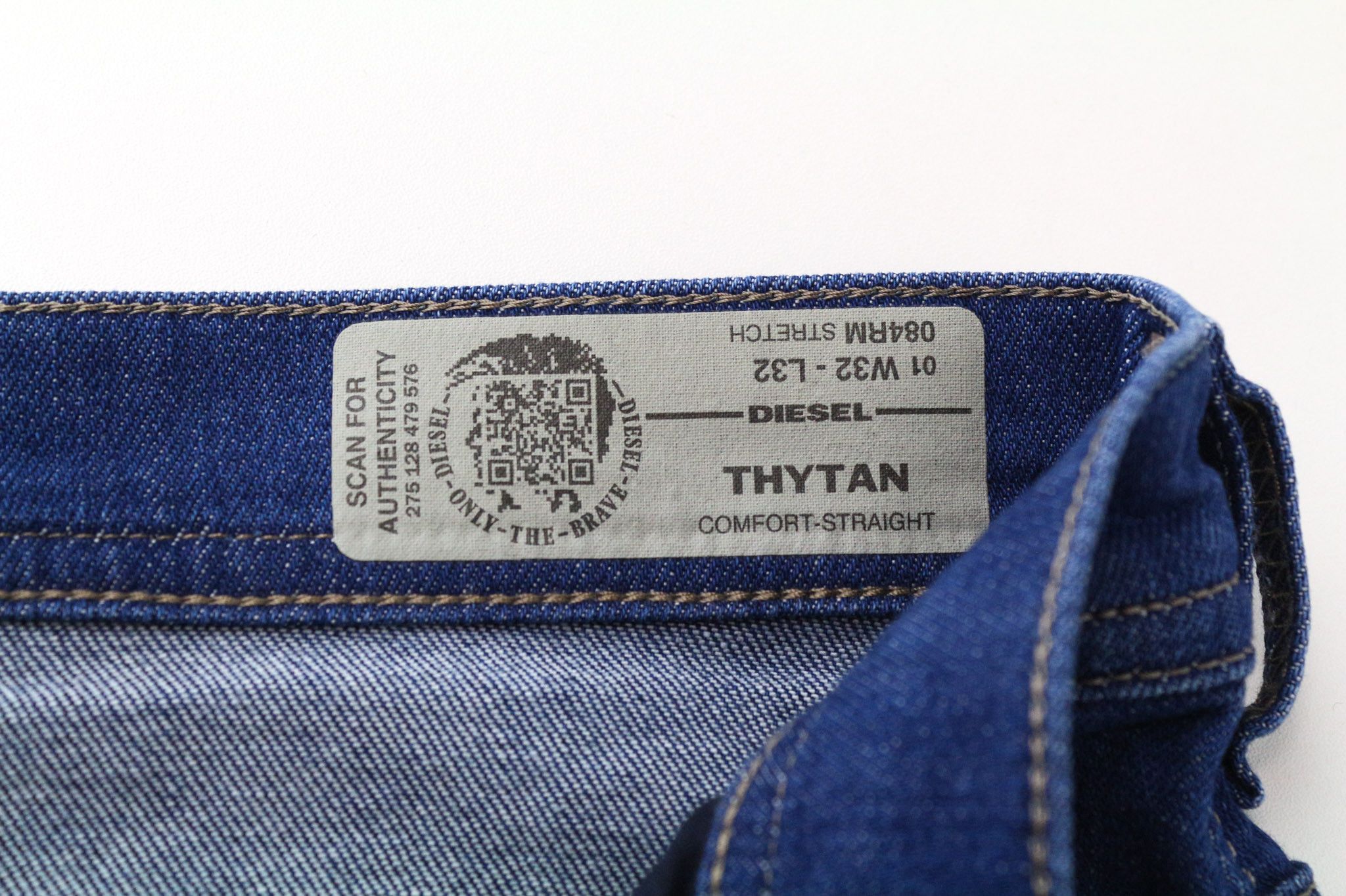 Diesel THYTAN 084RM W32/L32 Blue Stretch Jeans 75263 Size US 32 / EU 48 - 5 Thumbnail