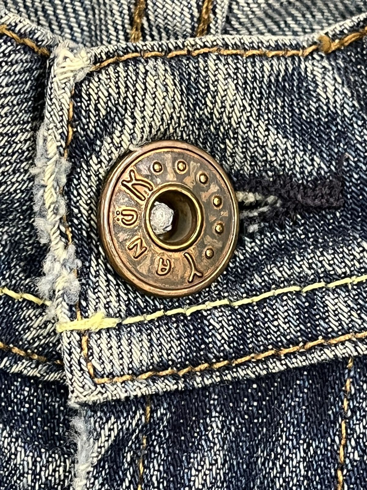 Kapital Vintage Yanuk Flare Ripped Distressed Denim Size US 29 - 7 Thumbnail