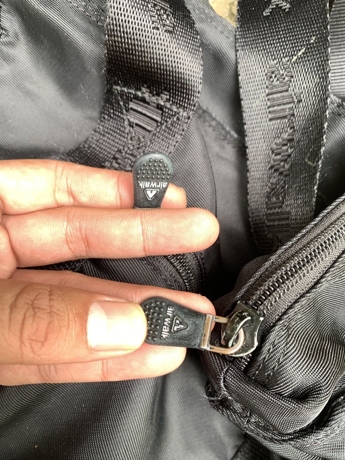 Airwalk 2000s Airwalk Black Outdoor 2 in 1 Pouch Multipocket Bag Size ONE SIZE - 10 Thumbnail