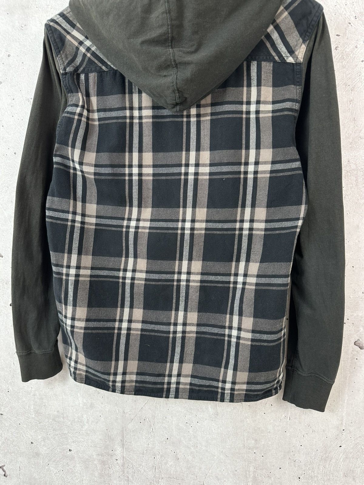 Oakley Vintage Oakley Check Long Sleeve Hooded Flannel Shirt Size US M / EU 48-50 / 2 - 8 Thumbnail