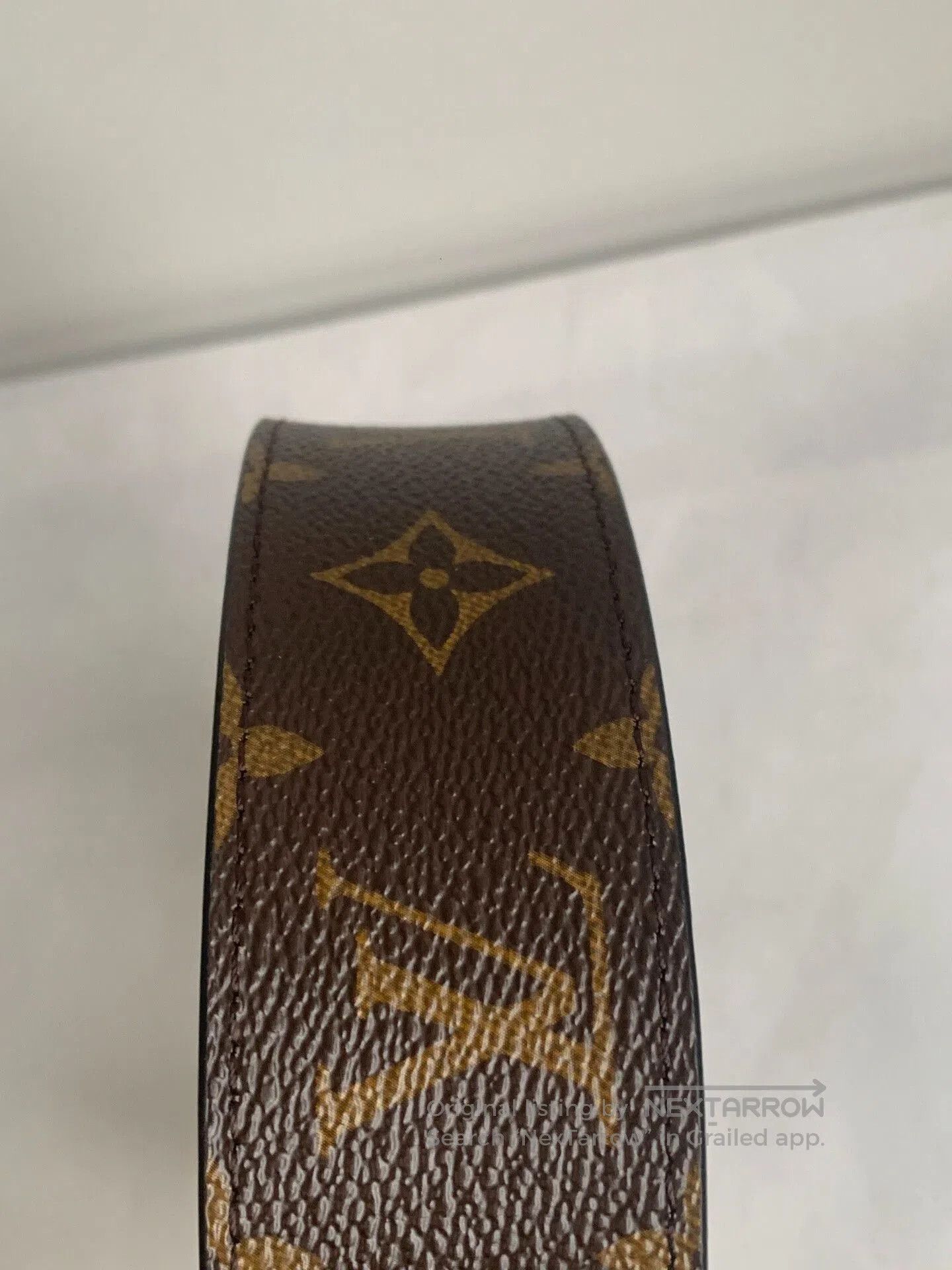 Louis Vuitton Louis Vuitton Men's Black Logo Belt. Size ONE SIZE - 5 Thumbnail
