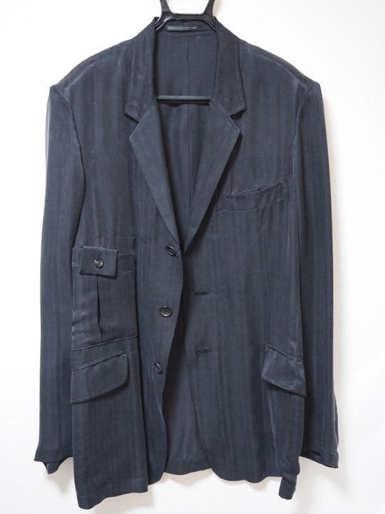 Yohji Yamamoto Yohji Yamamoto/Pour Homme 08SS Silk Coat Size US L / EU 52-54 / 3 - 1 Thumbnail