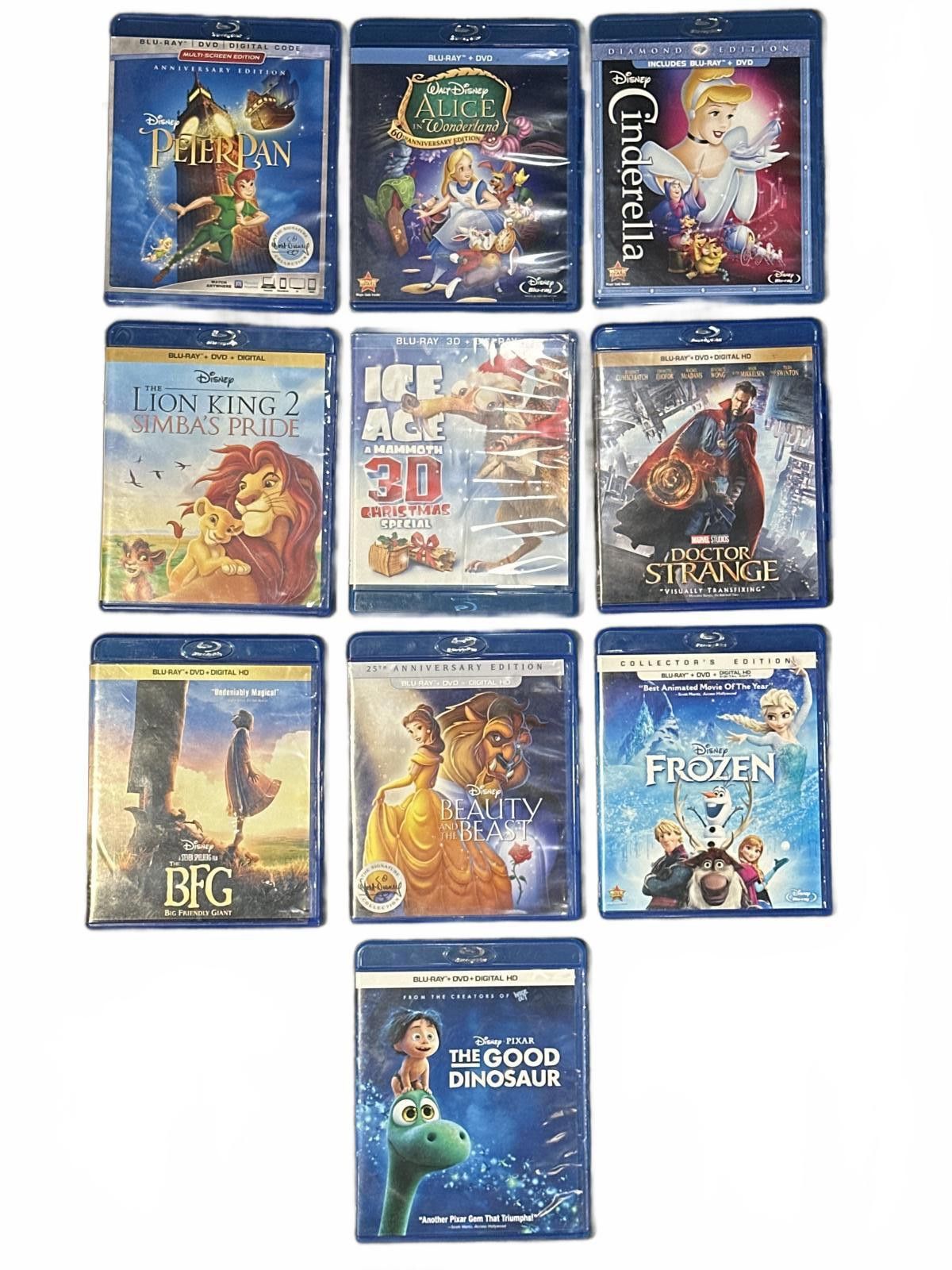 Disney [10] Blu-Ray Films Bundle - Disney, Marvel, Pixar, Fox Size ONE SIZE - 3 Thumbnail