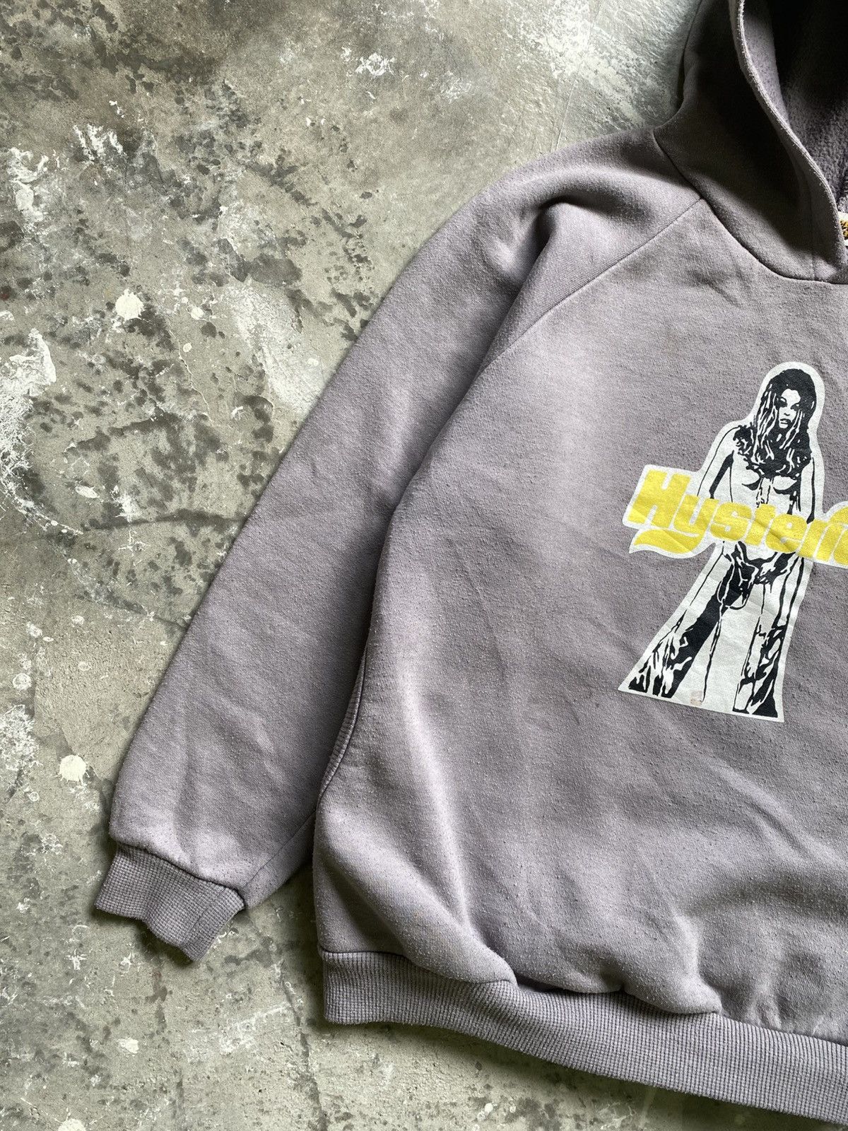 Vintage Hysteric Glamour Pocket Sexy Girl Pullover Hoodie