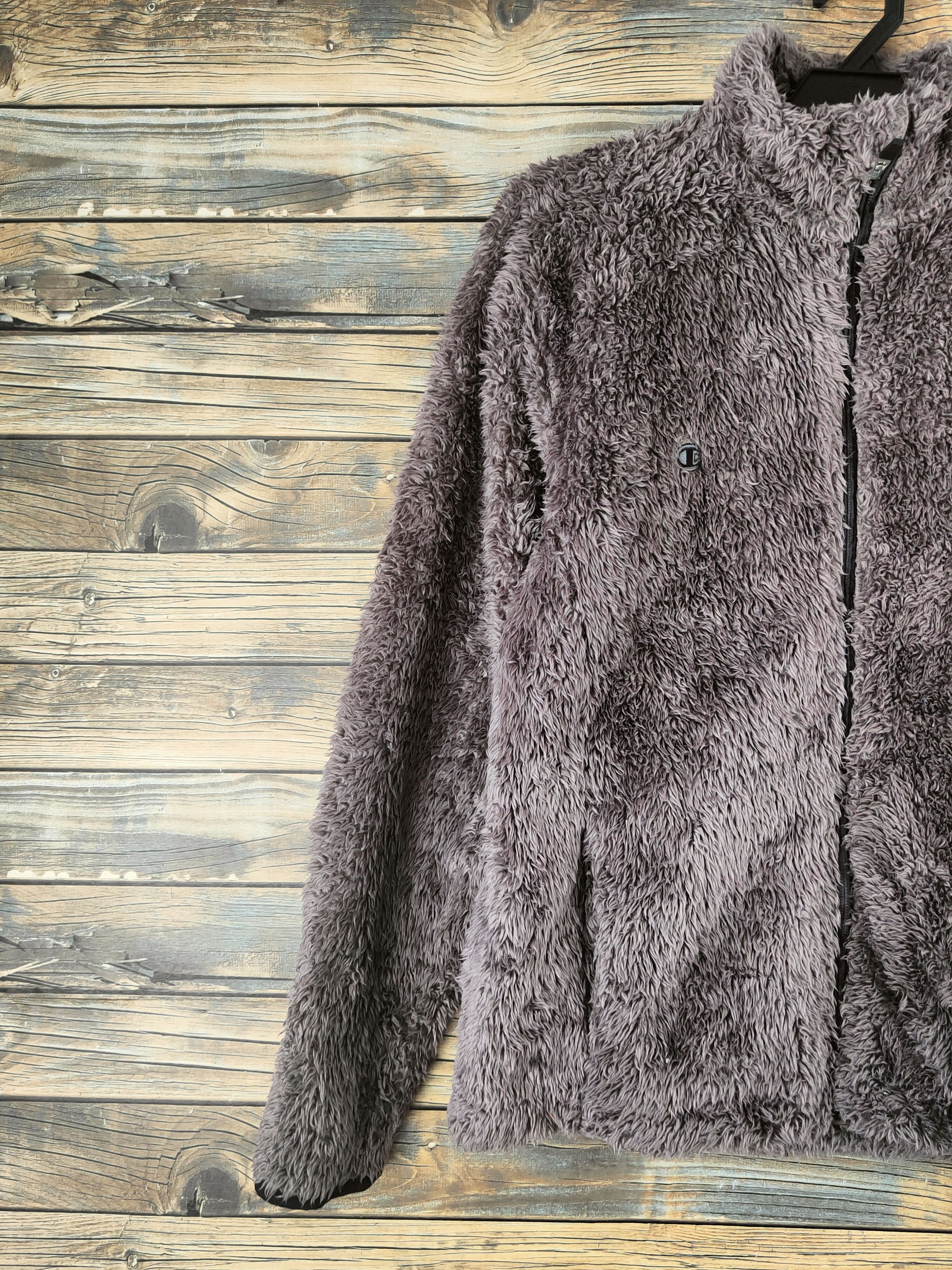 Champion Champion Dark Gray fleece Fur Mohair Sweaters #S2932 Size US M / EU 48-50 / 2 - 4 Thumbnail