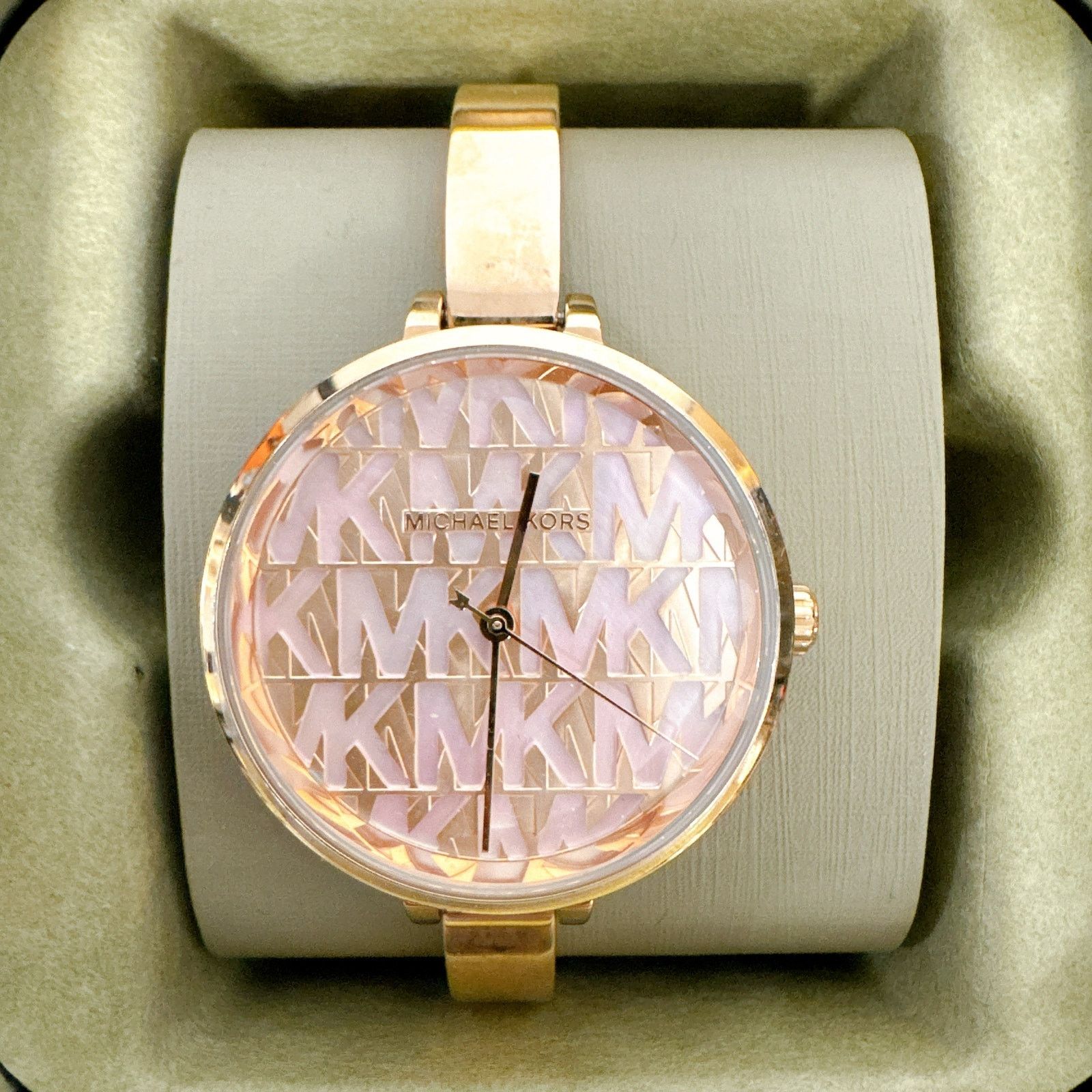 Michael Kors Michael Kors MK4679 Naia Rose Gold-Tone Logo Watch Size ONE SIZE - 1 Thumbnail