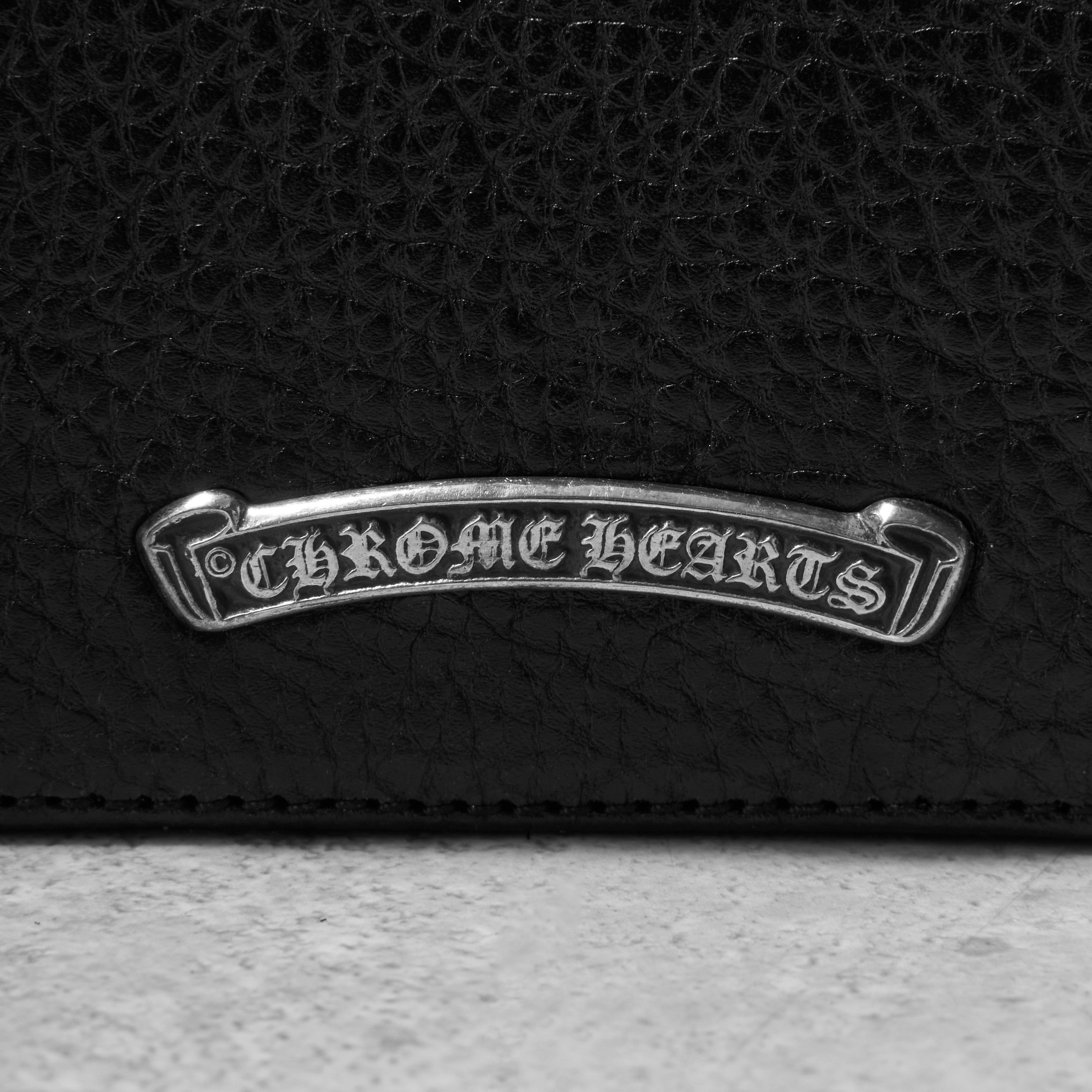 Chrome Hearts CHROME HEARTS Card Case 3 Pocket Scroll Wallet Size ONE SIZE - 3 Thumbnail