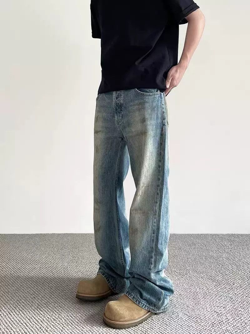 Jean High street dirtyfit vintage distressed tie-dye jeans Size US 32 / EU 48 - 5 Thumbnail