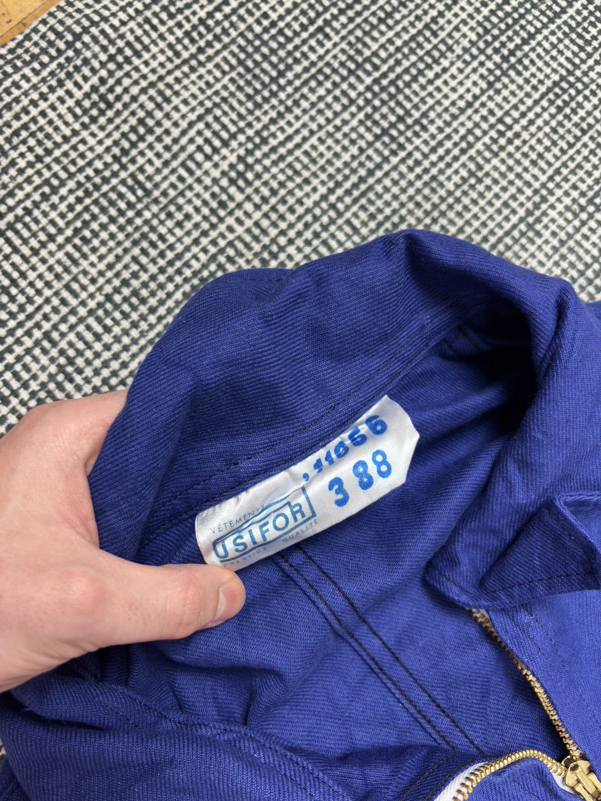 Le Laboureur 60s/70s french zip up coveralls sanfor jampsuit french chore Size US S / EU 44-46 / 1 - 6 Thumbnail