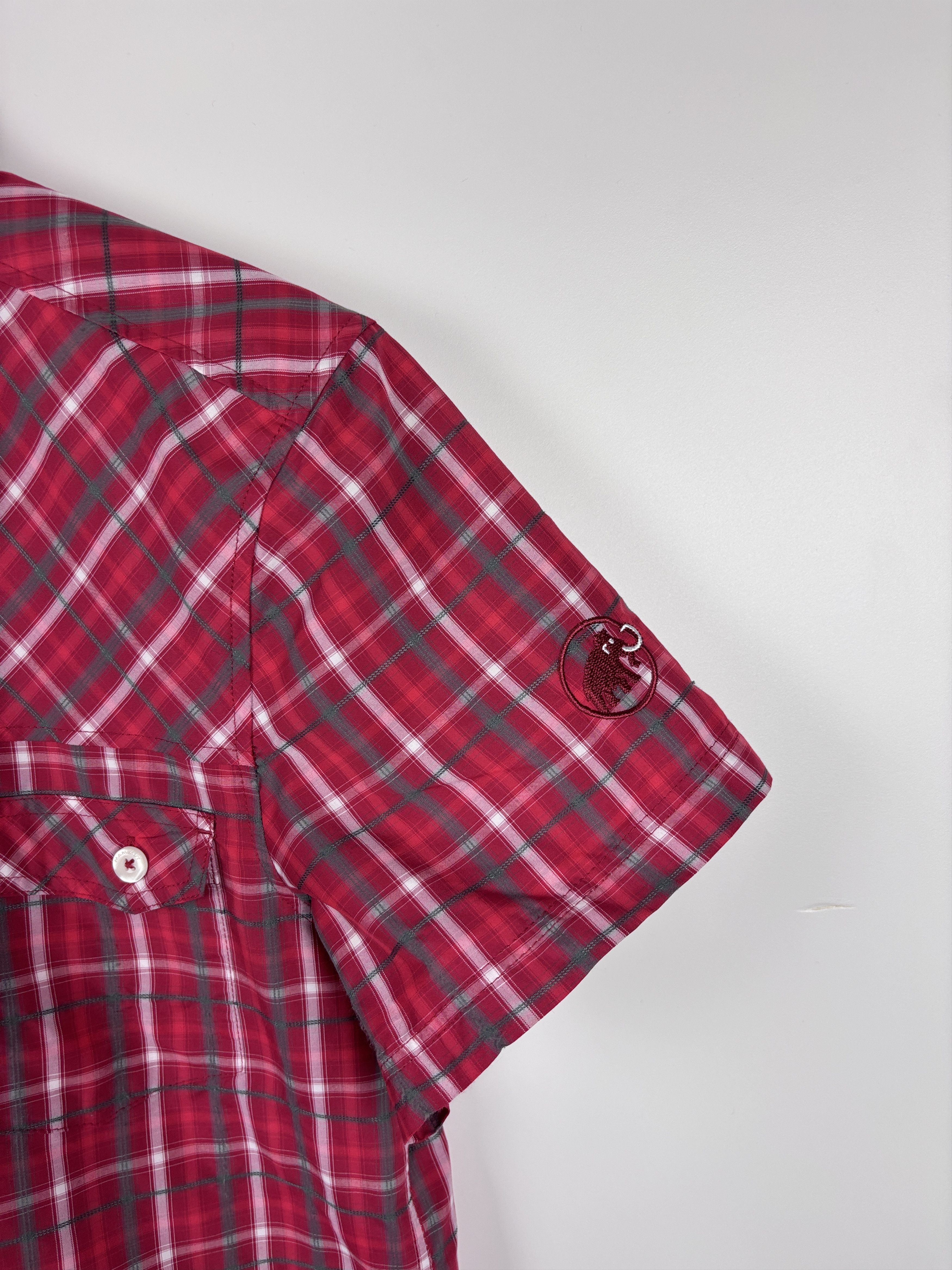 Mammut Mammut Short Sleeve Check Shirt Red Outdoor Hiking Size M Size US M / EU 48-50 / 2 - 4 Thumbnail