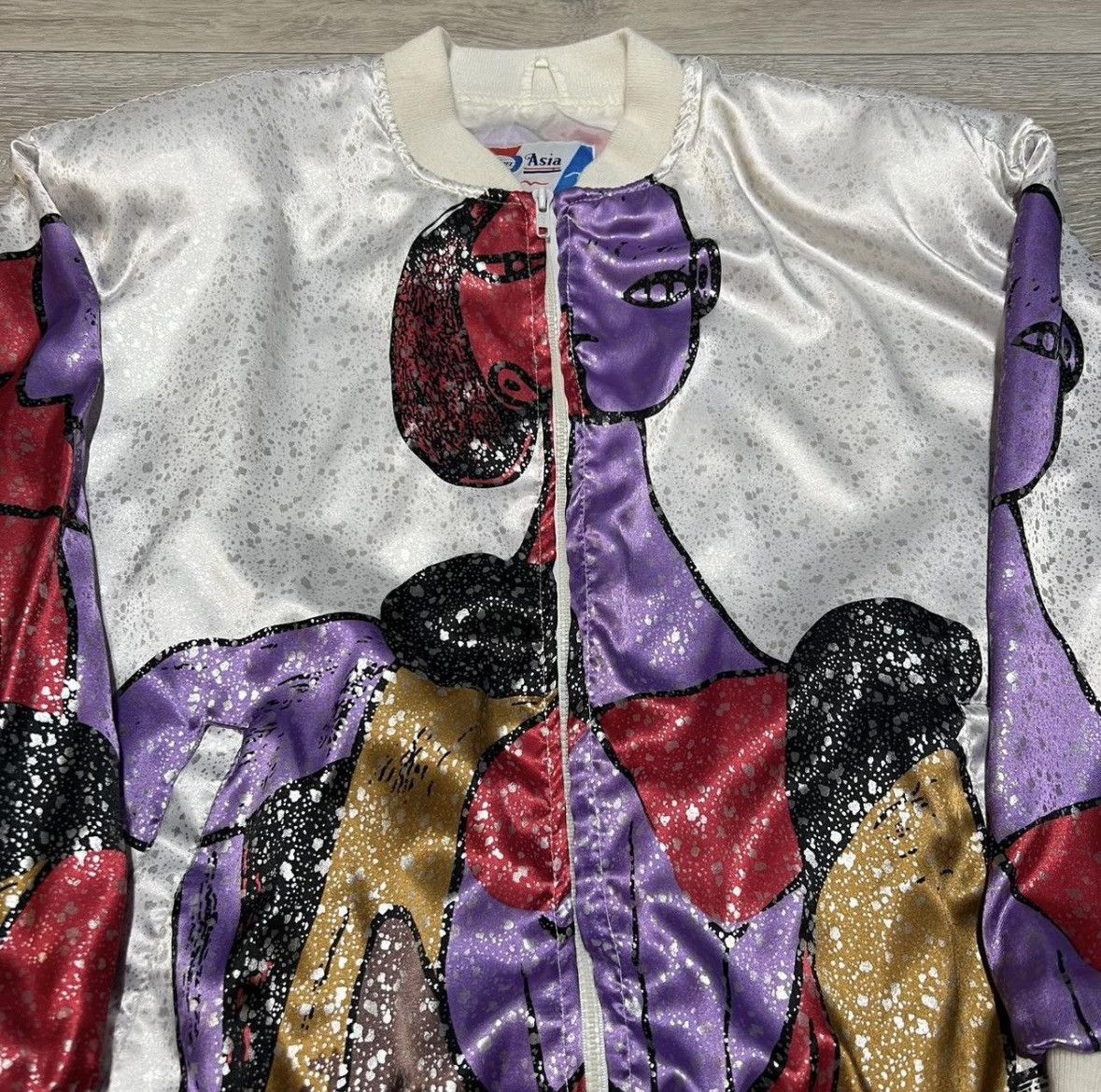 Other Vintage 1980’s Pablo Picasso Art Gallery Bomber ZipUp Jacket Size M / US 6-8 / IT 42-44 - 2 Thumbnail