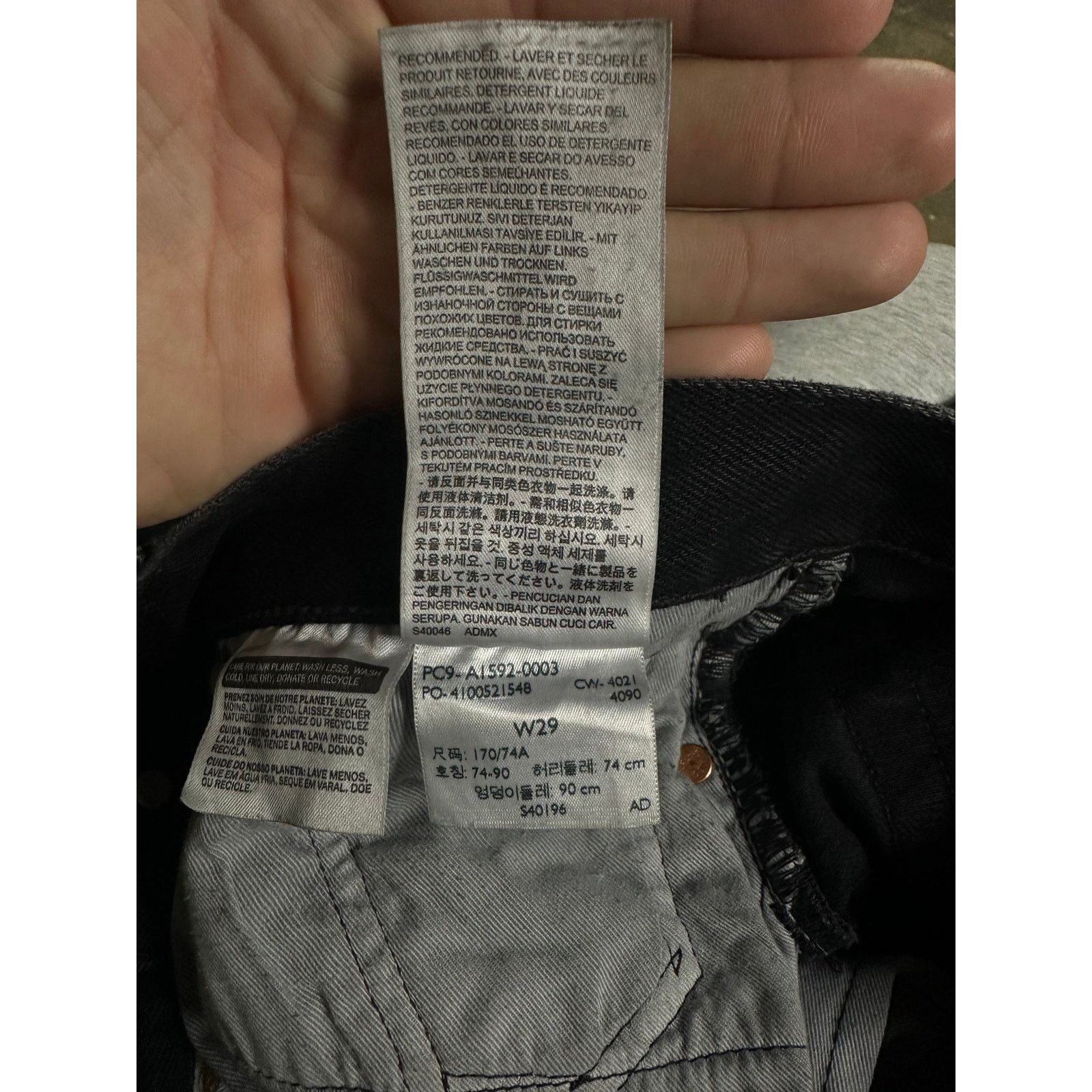 DENIM TEARS Denim Tears BSTROY Jeans Black Used 29 Size US 29 - 4 Thumbnail