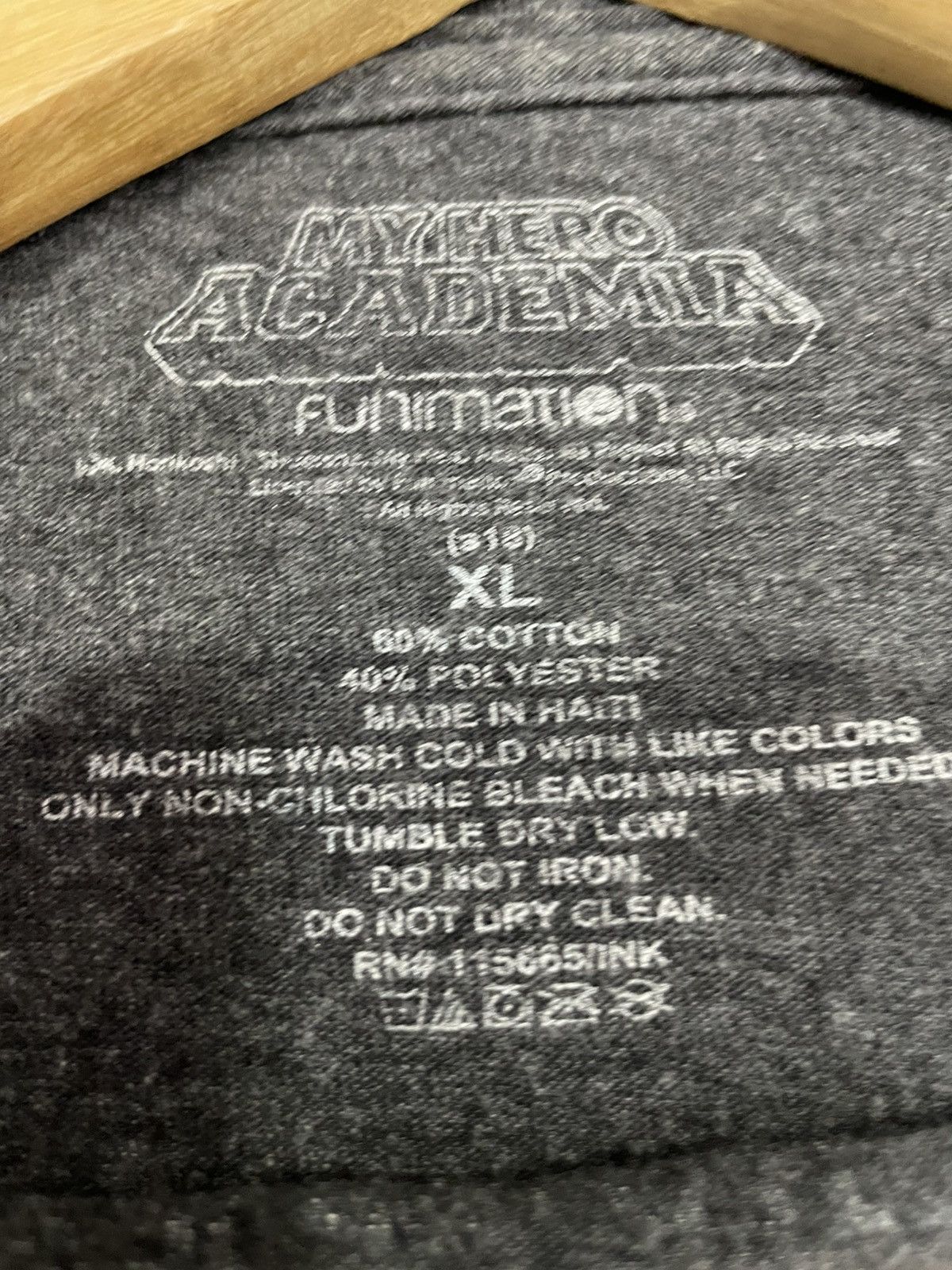 Anime × Japanese Brand MY HERO ACADEMIA ANIMA TEE T-SHIRT Size US XL / EU 56 / 4 - 7 Thumbnail