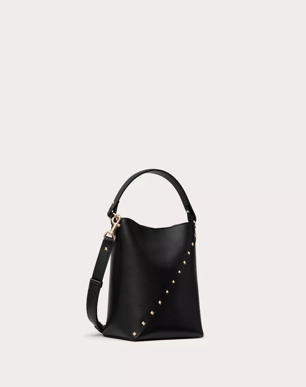 Valentino oc11z0725 Size:OS/ Wispy Calfskin Bucket Bag in Black Size ONE SIZE - 2 Thumbnail