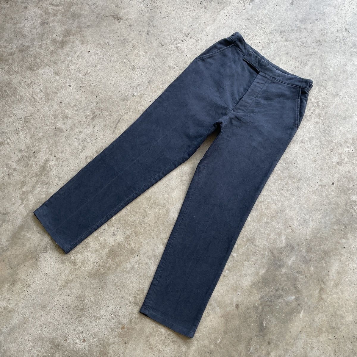 Hackett Vintage Hackett Faded Trousers Casual Pants Fly Button W28 Size US 28 / EU 44 - 2 Thumbnail